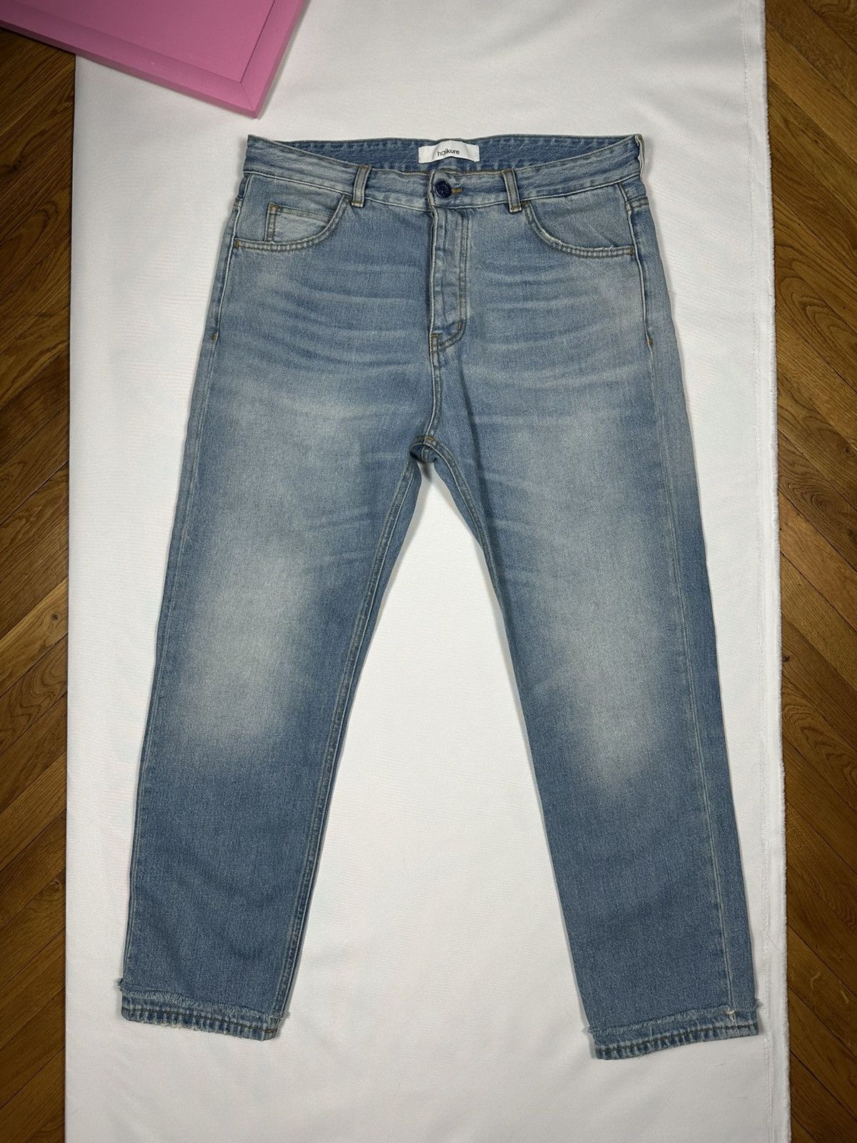 Haikure Haikure Tokyo Slim Crop Roki Denim Used Pocket Pants Jeans Size 32" / US 10 / IT 46 - 2 Thumbnail