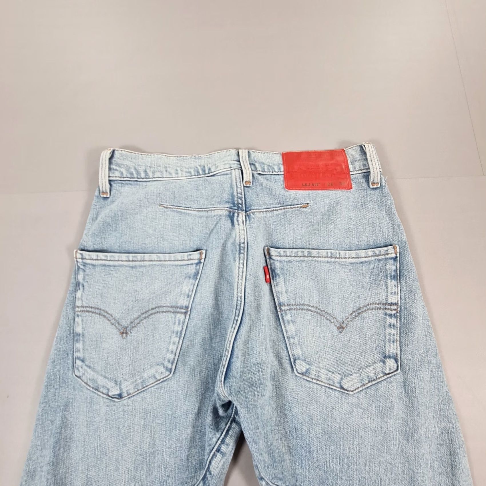 Levi's Levi's Engineered Jeans Mens Blue W26 L30 Twisted Leg Premium Den​im Size US 26 / EU 42 - 2 Thumbnail