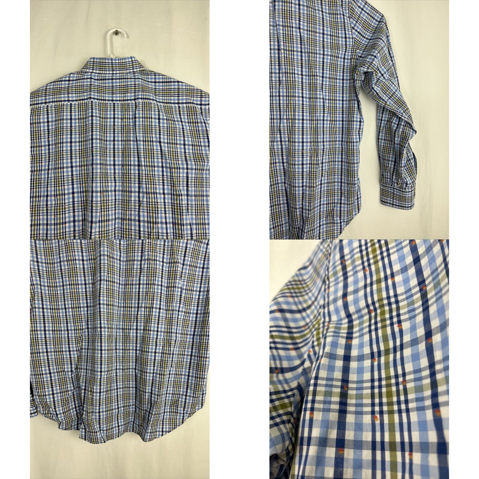 Robert Graham Robert Graham Button-Up Mens XL Blue Striped Paisley Classic Fit Long Sleeve Shirt Size US XL / EU 56 / 4 - 10 Thumbnail