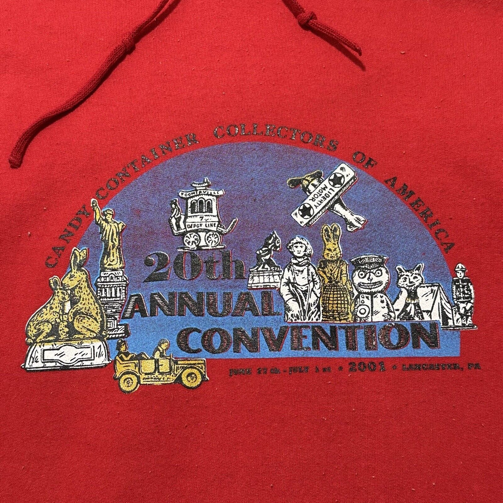 Jerzees Candy Container Collectors America 20th Convention XL Hoodie Size US XL / EU 56 / 4 - 3 Thumbnail