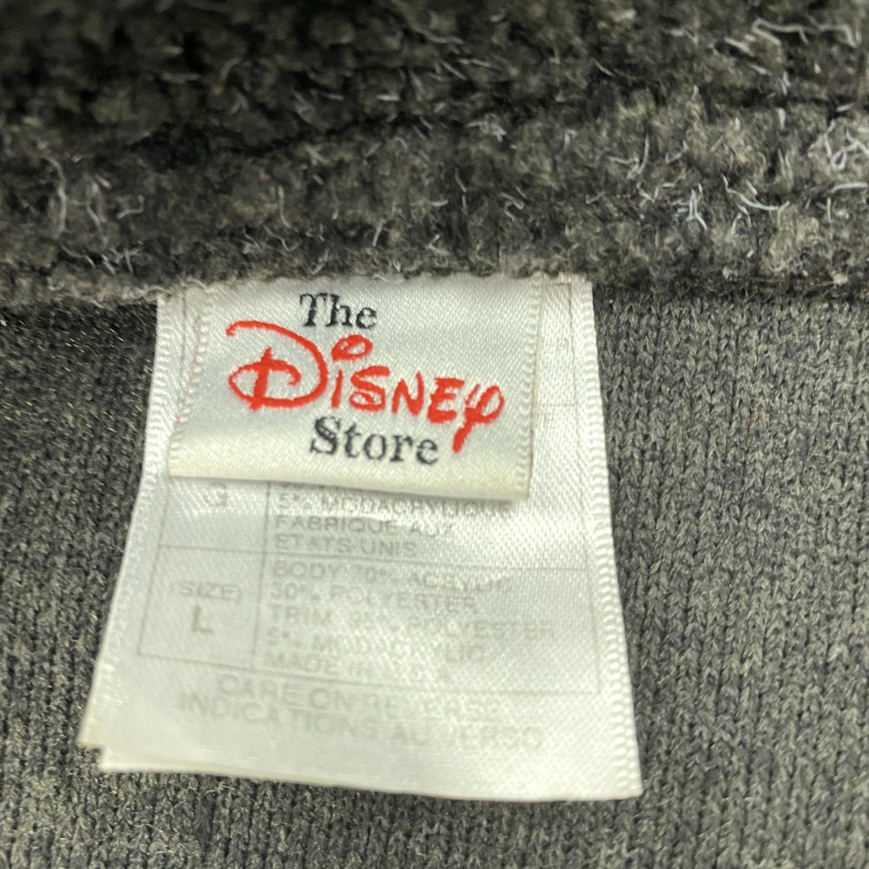 Disney Disney Fleece Jacket Womens L Gray Embroidered Pooh Tigger Button Up Christmas Holiday Jacket Mens? Size L / US 10 / IT 46 - 7 Thumbnail