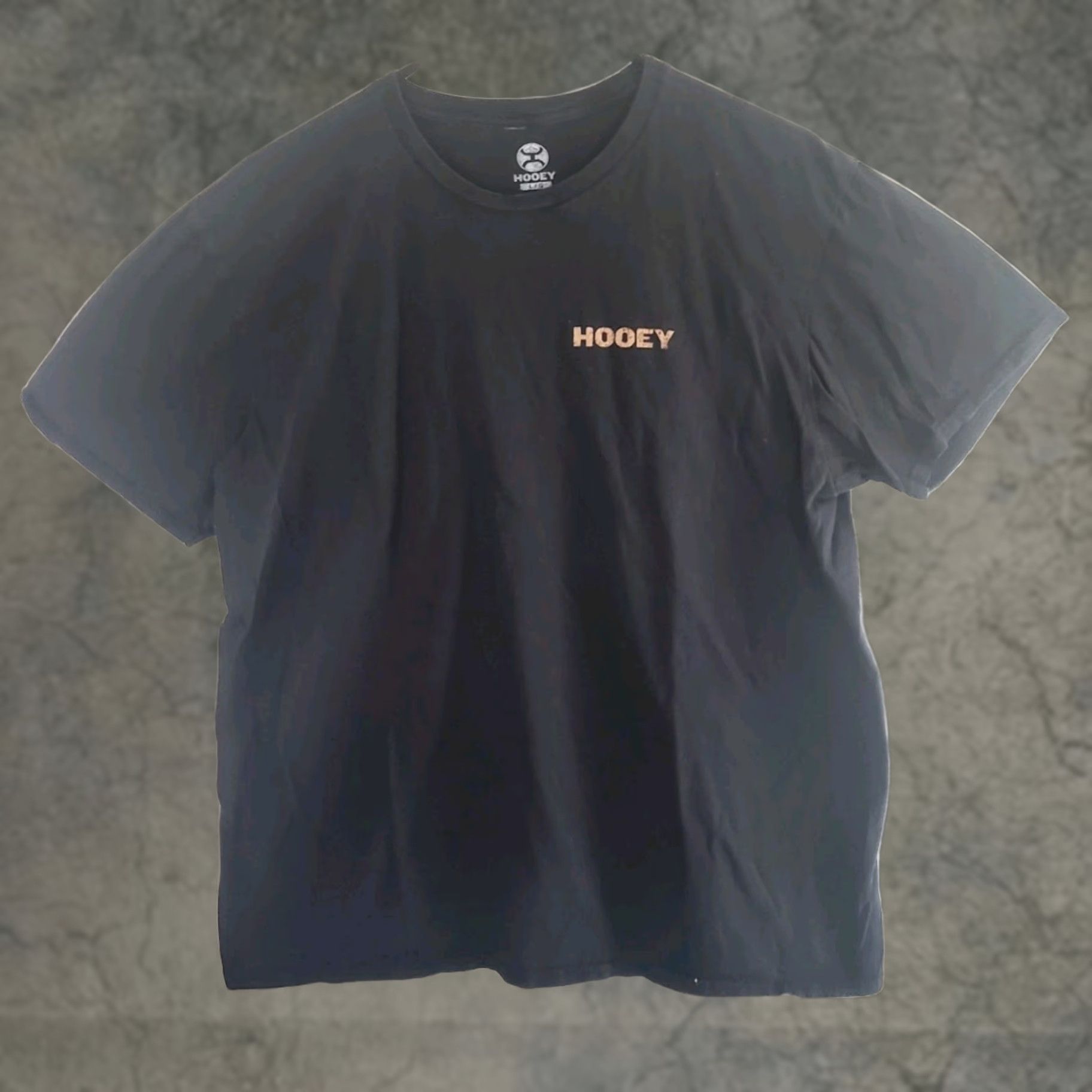 Vintage Hooey Tee Shirt Men's L Black Front & Back Graphic Print Cotton Logo T-Shirt Size US L / EU 52-54 / 3 - 1 Thumbnail