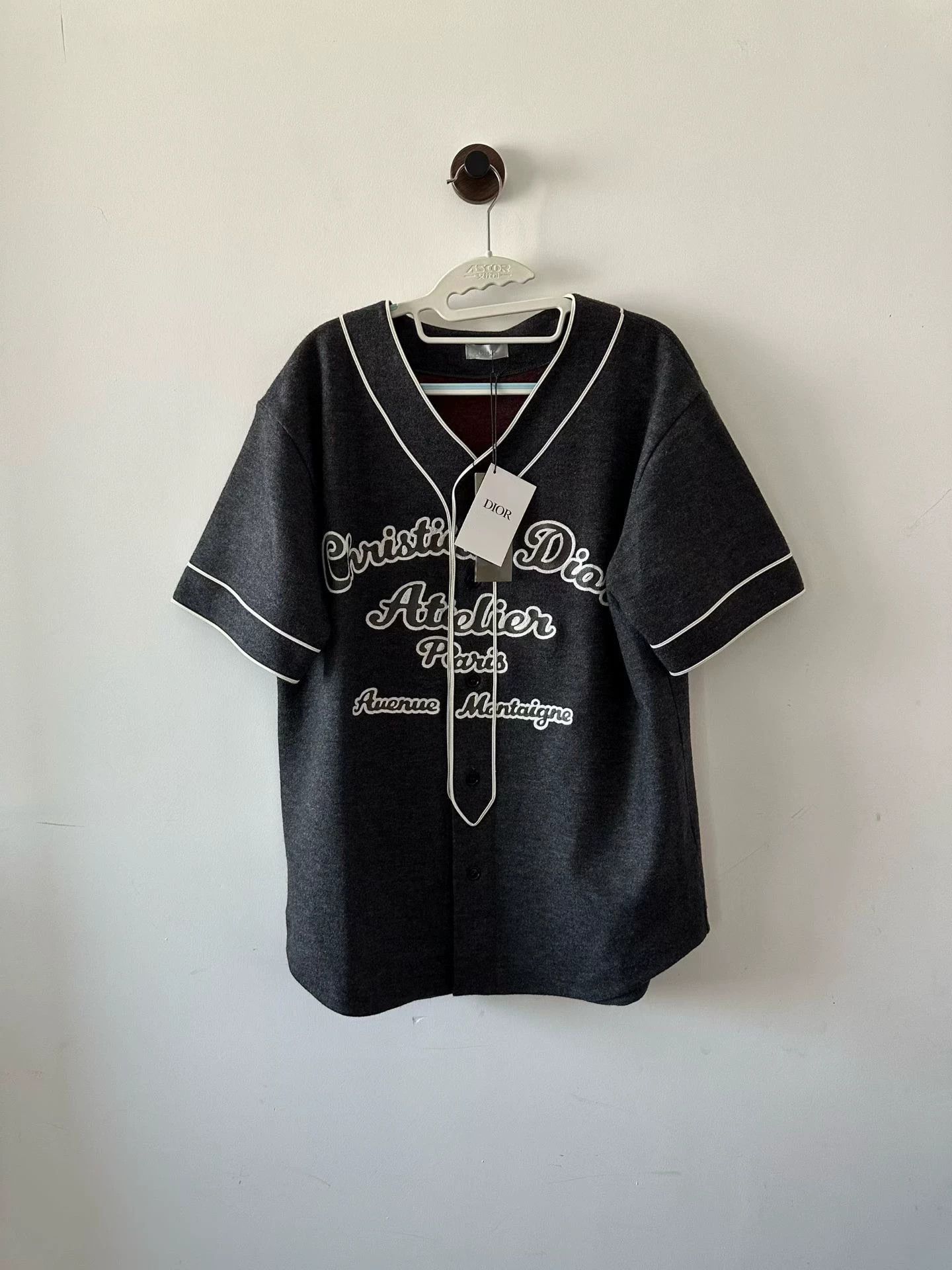 Dior Dior slogan embroidered baseball shirt M Size US M / EU 48-50 / 2 - 1 Thumbnail