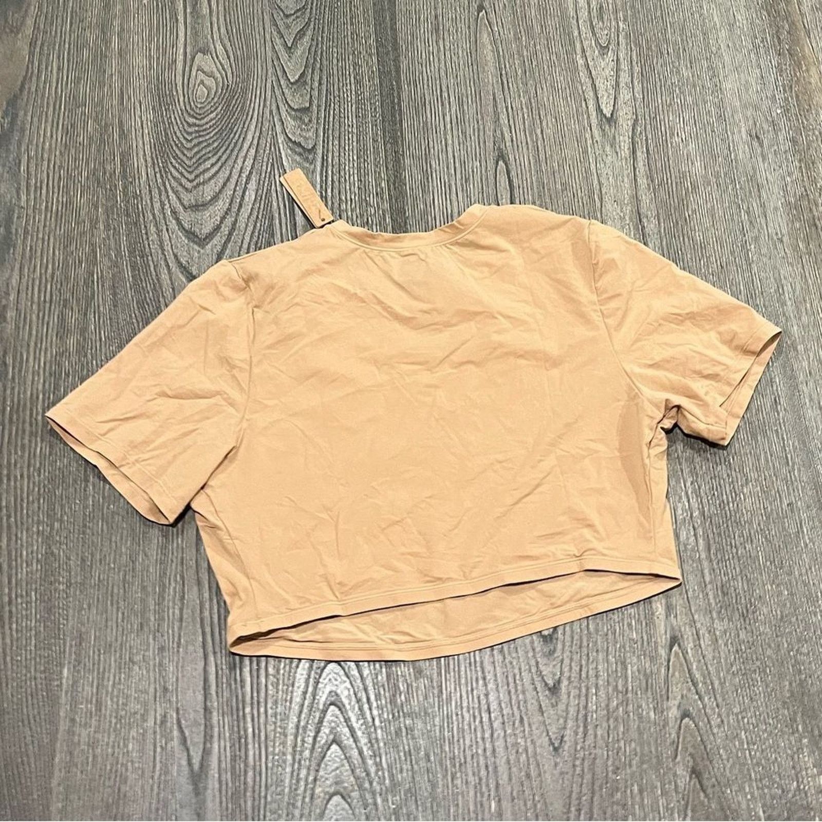 SKIMS NWT Skims Fits Everybody Super Cropped T-Shirt Ochre 2X Size XXL / US 16-18 / IT 52-54 - 2 Thumbnail