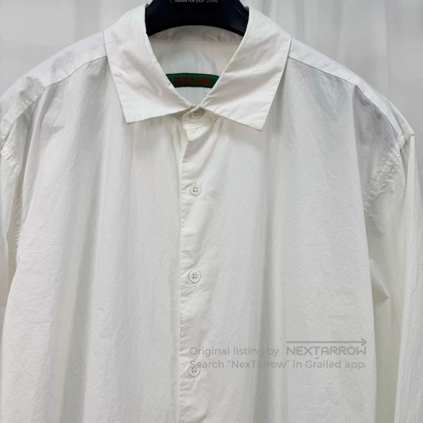 Casey Casey white long sleeve shirt by Casey Casey. Size US M / EU 48-50 / 2 - 3 Thumbnail