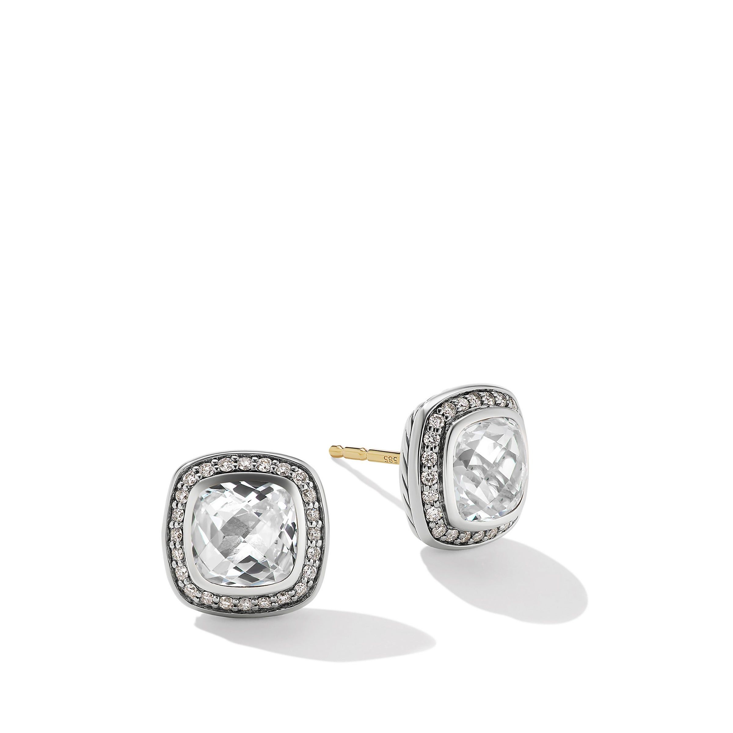 David Yurman o1w1db10525 E16794D Earrings in Silver with Diamond Size ONE SIZE - 1 Thumbnail