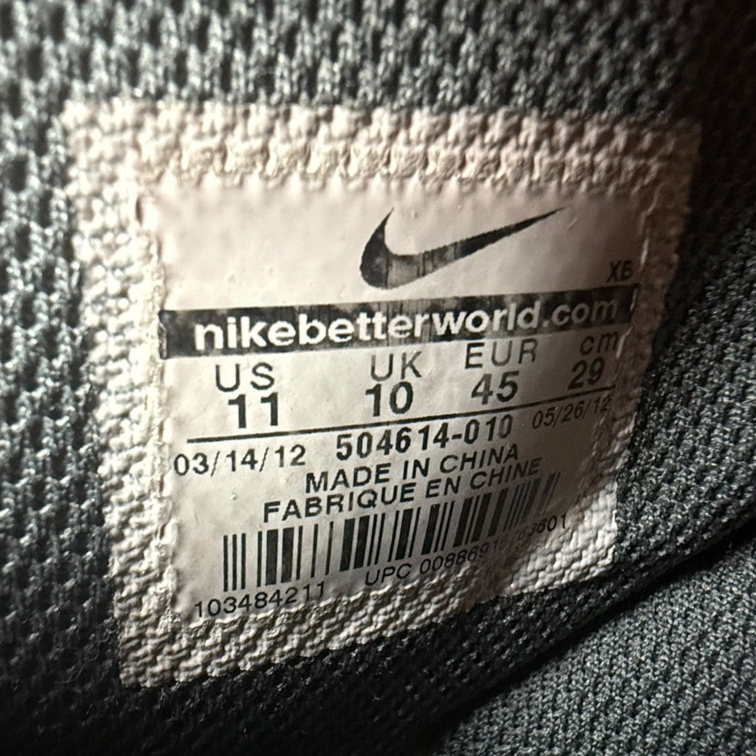Nike Nike Big High AC TXT Anthracite Black Men's Size 11 Size US 11 / EU 44 - 2 Thumbnail