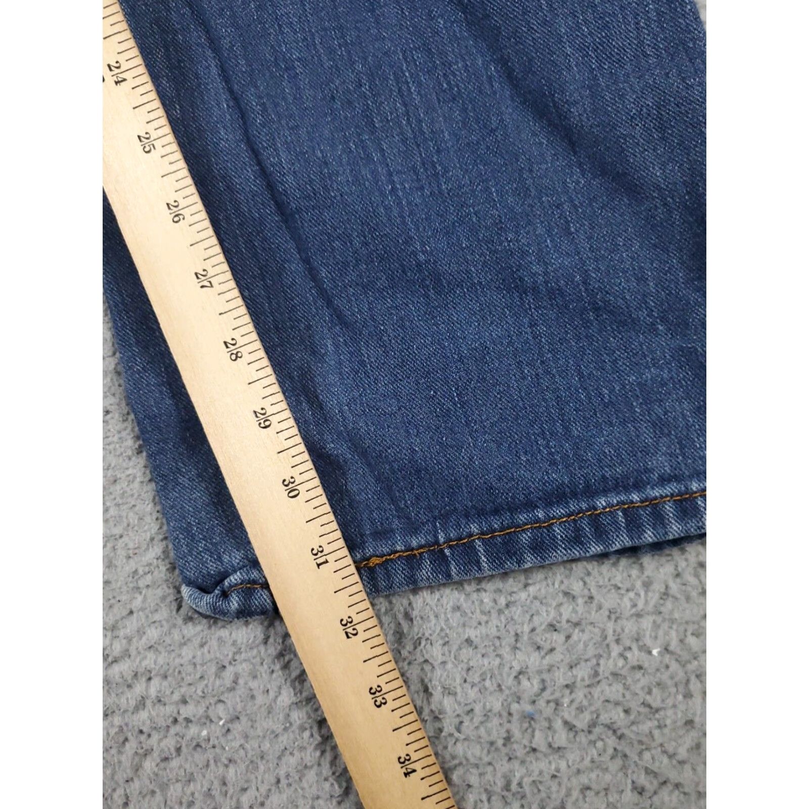 Levi's Levis 514 Jeans Mens Straight Leg 38x32 Blue Cotton 5-Pocket Size US 38 / EU 54 - 5 Thumbnail