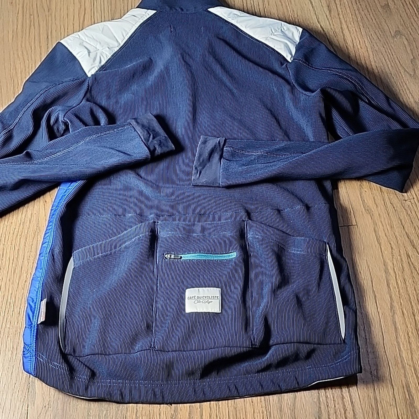 Cafe du Cycliste Blue and Black Cycilist Jacket Size L / US 10 / IT 46 - 5 Thumbnail