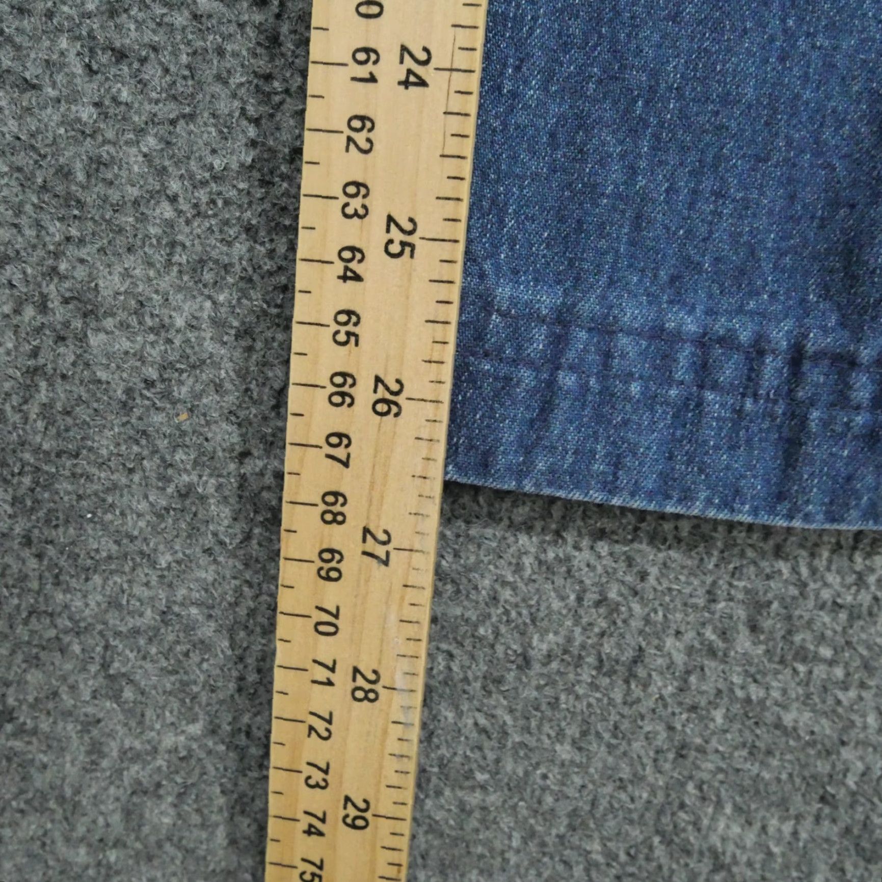 Vintage VINTAGE Goddess Jeans Womens 10P 10 Petite Blue Cropped Wide Leg Denim 90s 5-Pocket Womens Jeans Size 27" / US 4 / IT 40 - 7 Thumbnail