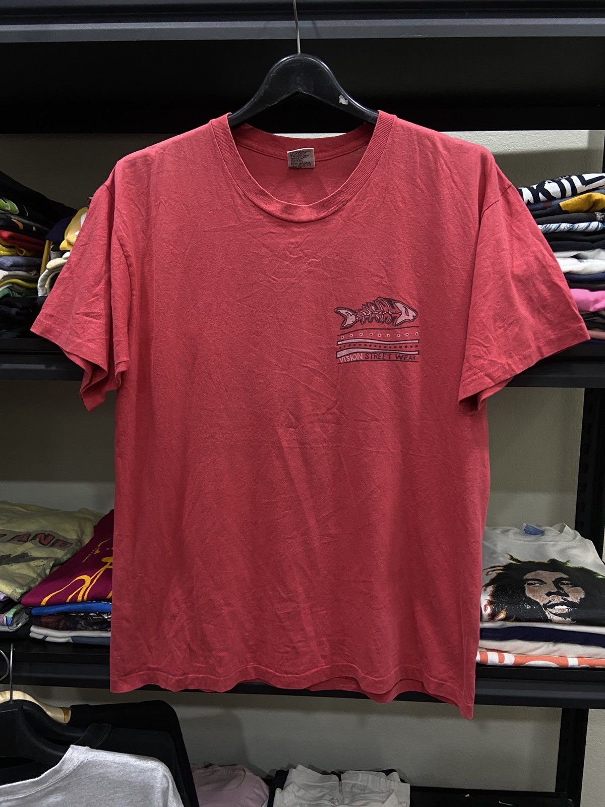 Vintage × Vision Streetwear Vintage 1987s VISION STREETWEAR Skate street TShirt Size US L / EU 52-54 / 3 - 2 Thumbnail