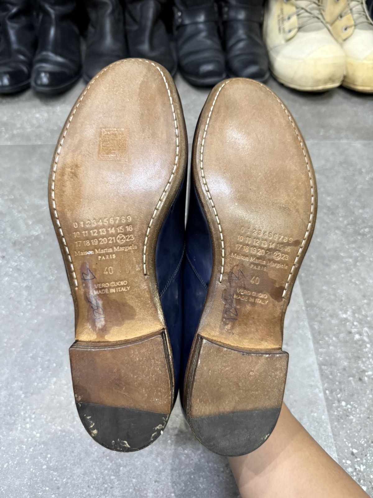 Maison Margiela Maison Margiela Blue Leather Slip On Size US 10 / IT 40 - 7 Thumbnail