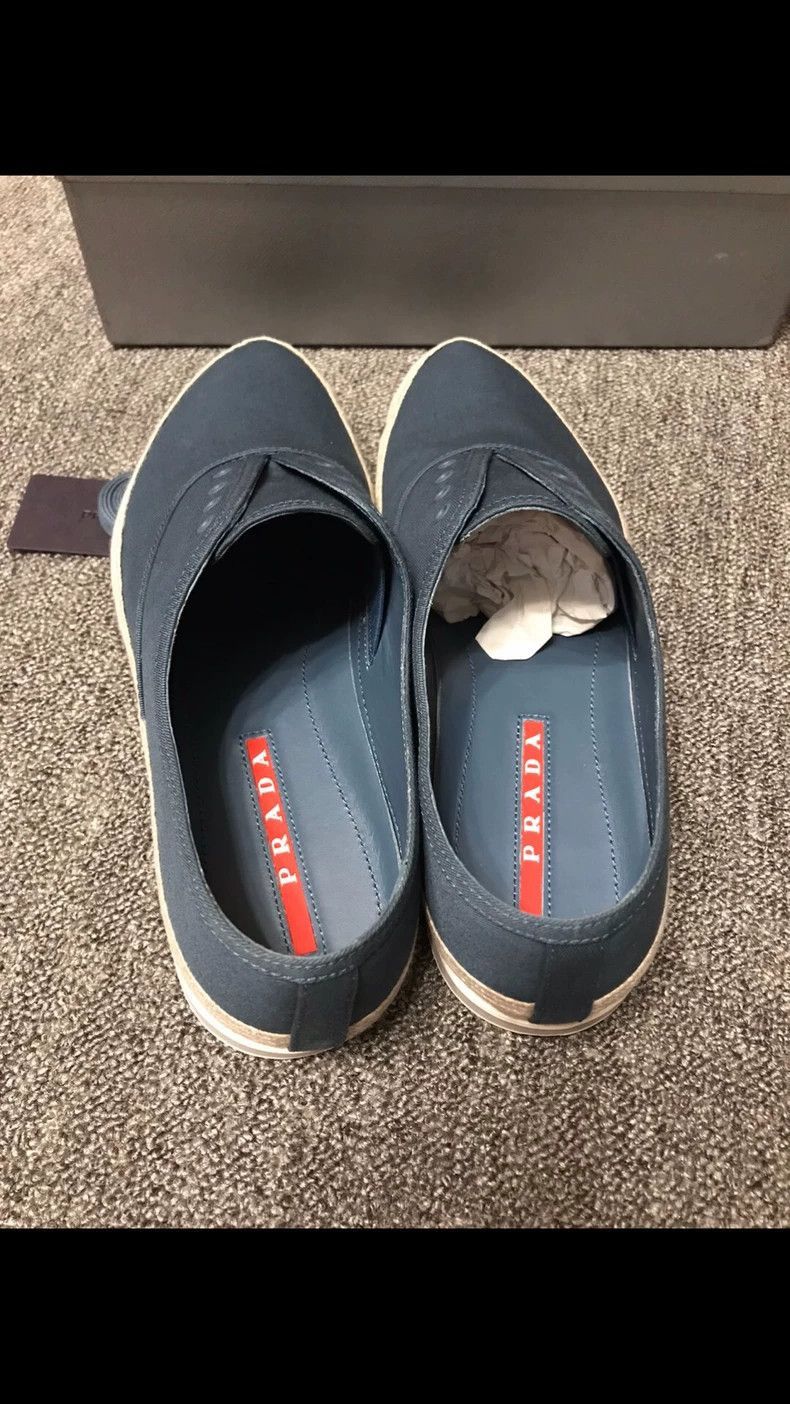 Prada Prada Casual Shoes in Misty Blue Color -2505 Size US 10.5 / EU 43-44 - 3 Thumbnail