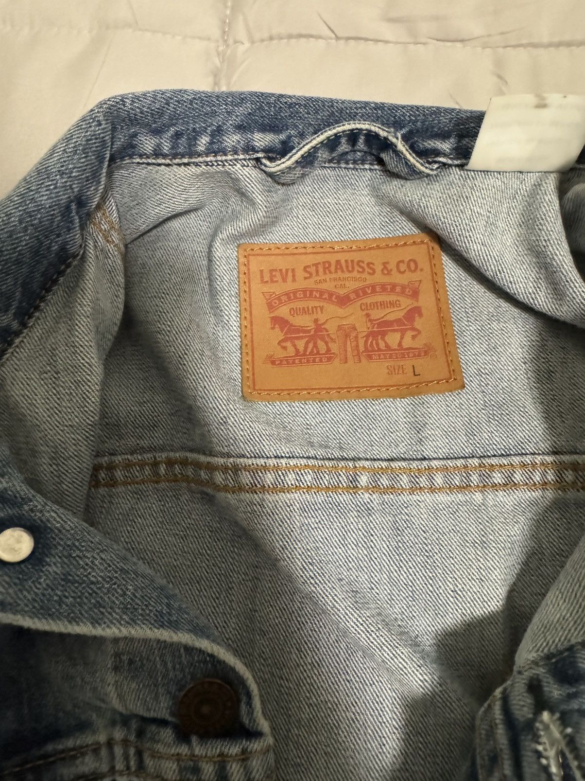 Levi's Levi’s Vintage Denim Jacket Size US M / EU 48-50 / 2 - 2 Thumbnail
