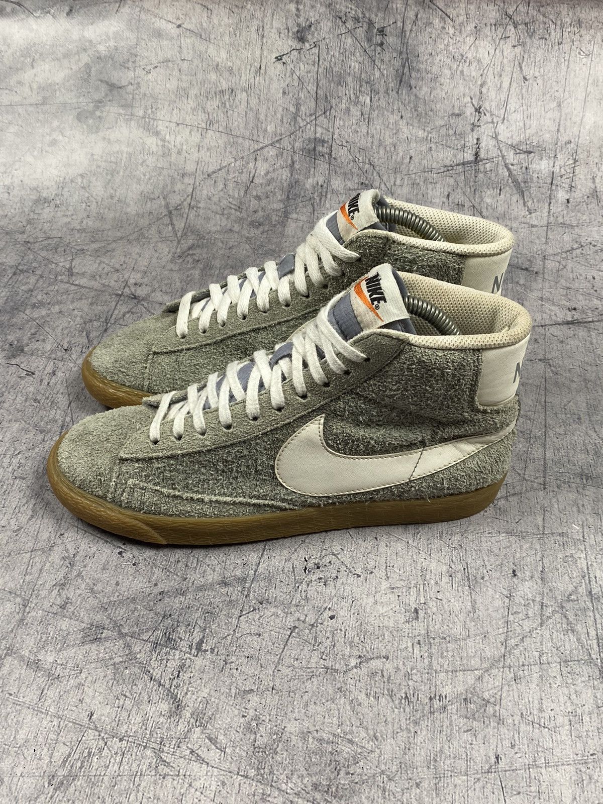 Nike × Vintage Nike Blazer Mid Suede y2k drill Sneakers Size US 7.5 / IT 37.5 - 5 Thumbnail