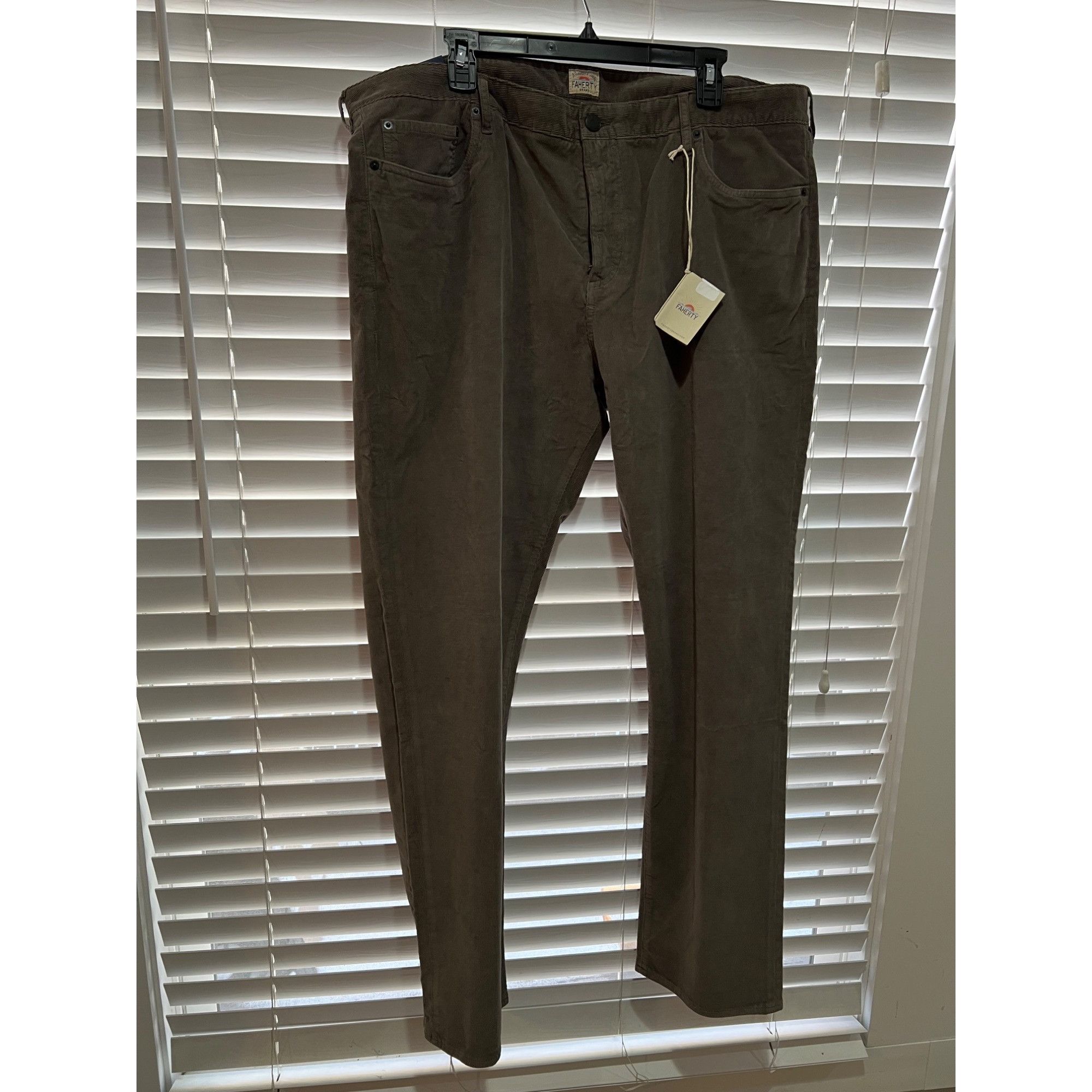 Faherty Faherty 5-Pocket Stretch Corduroy Mens Pants NWT - MSRP $168 Size US 40 / EU 56 - 3 Thumbnail