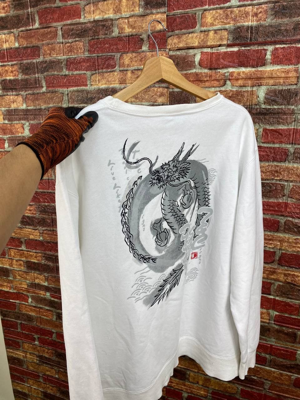 Other Vintage T&C Surf dragon Yakuza motive sukajan Loose Neck Size US L / EU 52-54 / 3 - 1 Thumbnail