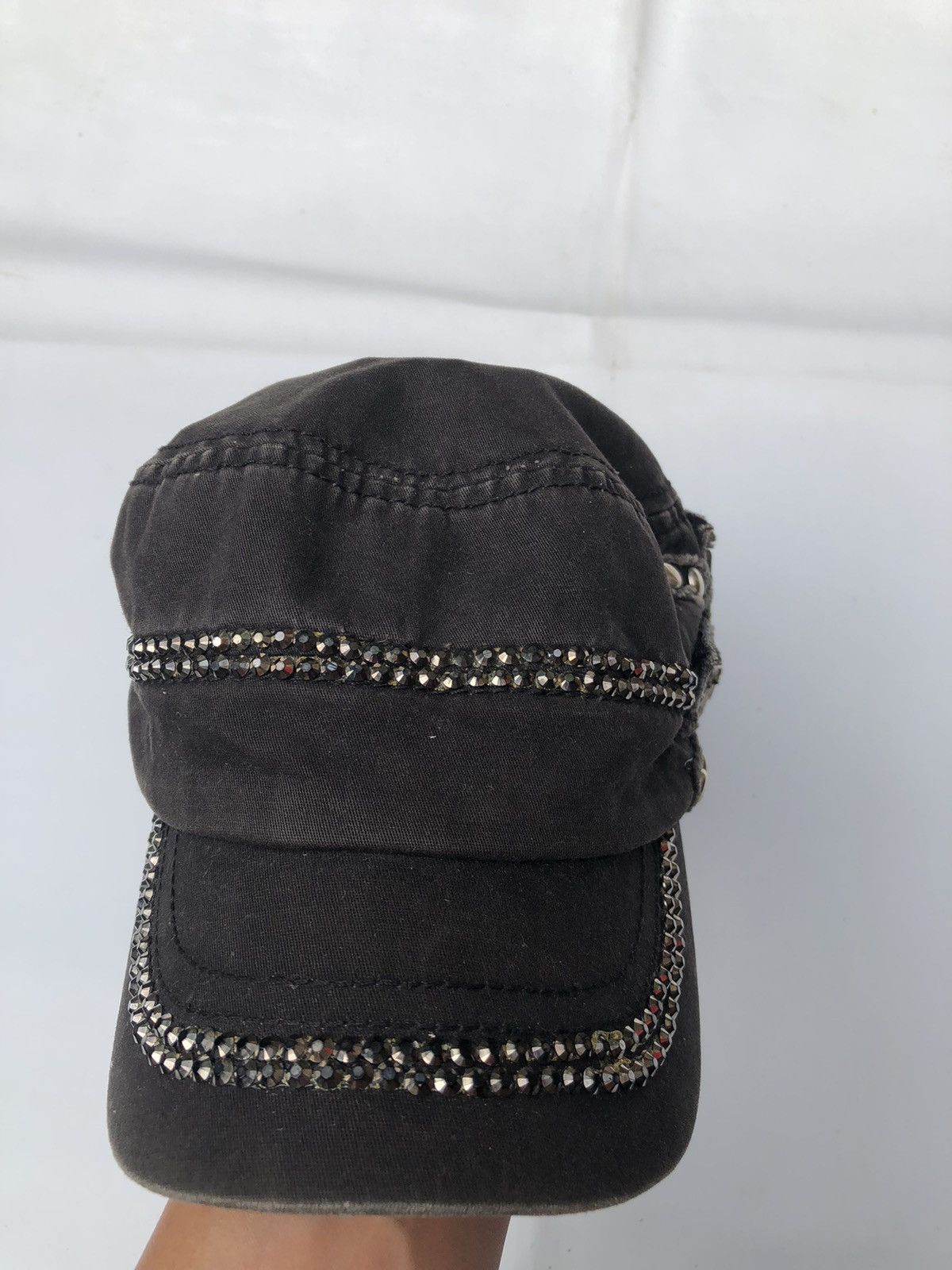 Beauty Beast × Hysteric Glamour × Japanese Brand DISTRESSED STUDDED ZIPPER GOTHIC JAPANESE CAP Size ONE SIZE - 2 Thumbnail
