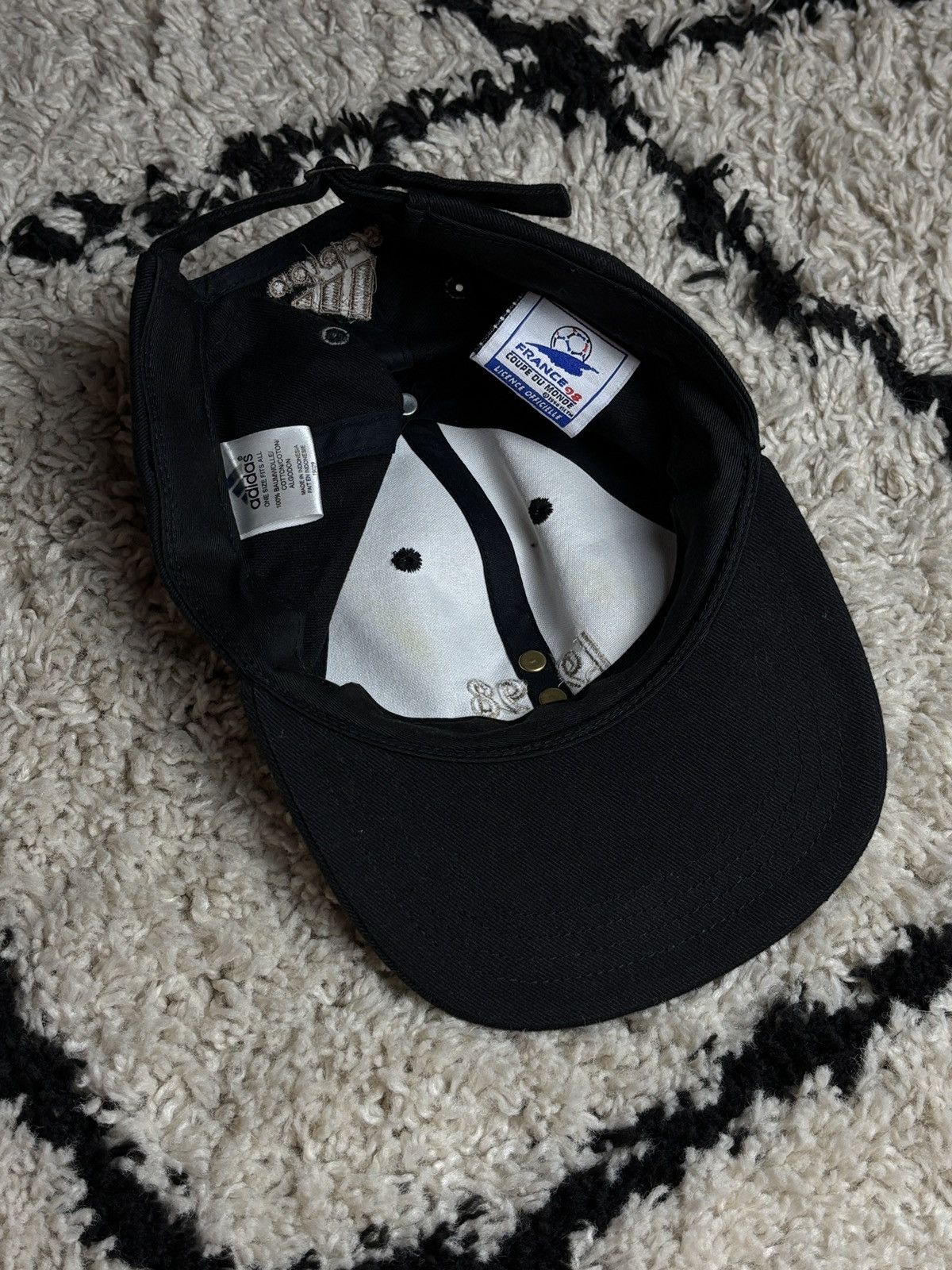 Adidas Vintage Adidas 1998 World Cup Football Archival Rare Hat Cap Size ONE SIZE - 8 Thumbnail
