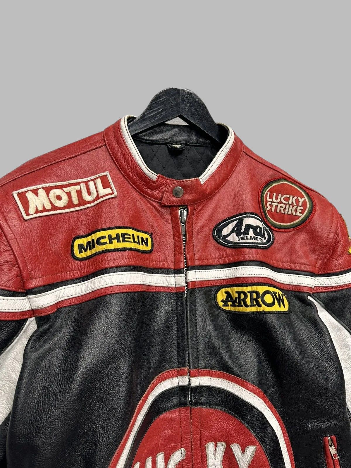 Marlboro Vintage Black Leather Biker Jacket Moto Grunge Style Size US M / EU 48-50 / 2 - 3 Thumbnail