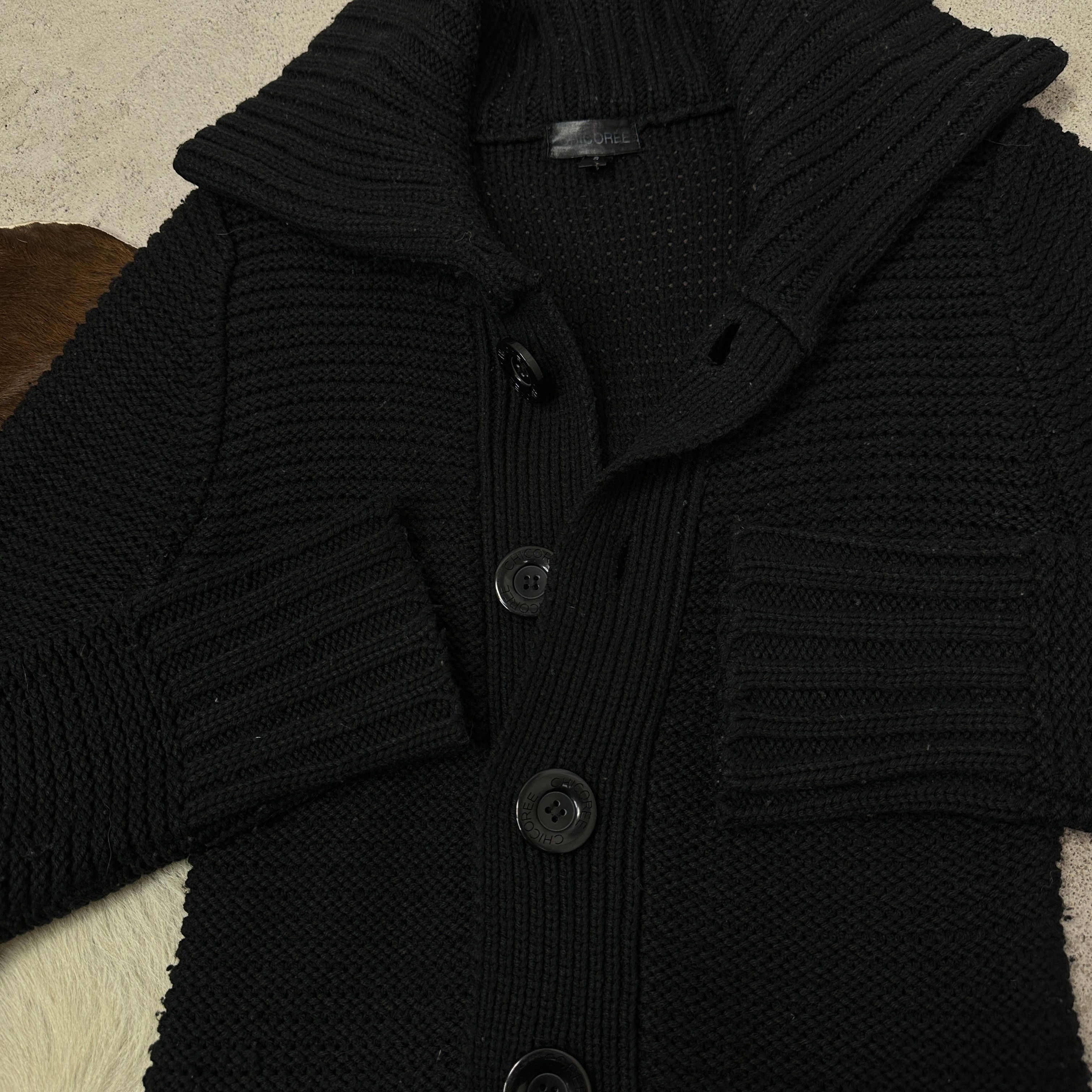 Vintage Vintage Big Collar Butonned Knitted Dress / Cardigan Y2K Size S / US 4 / IT 40 - 6 Thumbnail