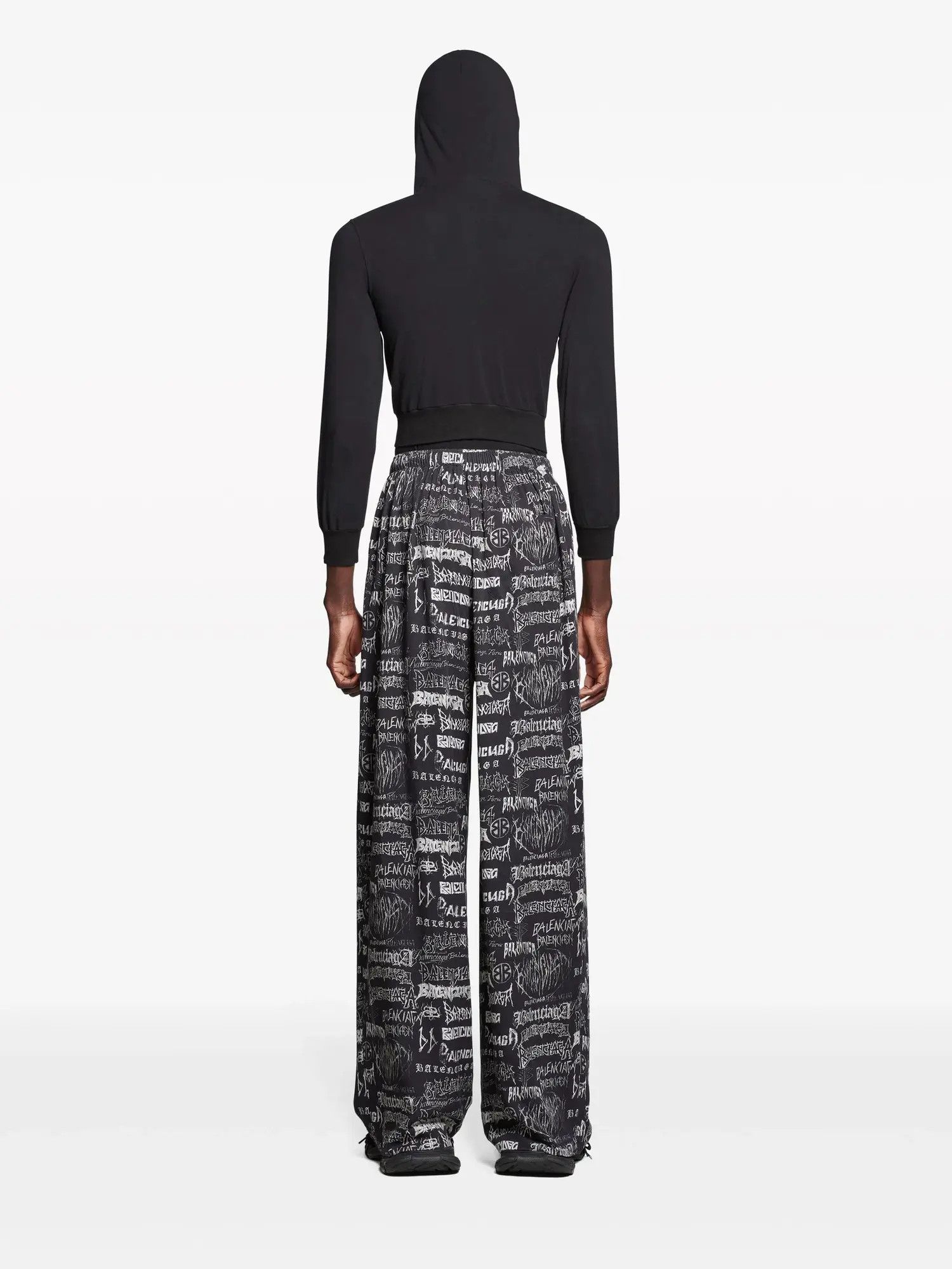 Balenciaga o1w1db10825 DIY Metal Allover Pyjama Pant in White Size US 34 / EU 50 - 4 Thumbnail