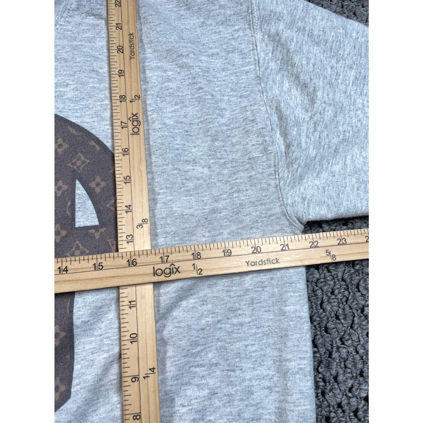 J Brand Vintage Brand Pattern Style Sweatshirt MDP Luxury Adult Medium Gray Crewneck Streetwear Ladies? Size US L / EU 52-54 / 3 - 6 Thumbnail