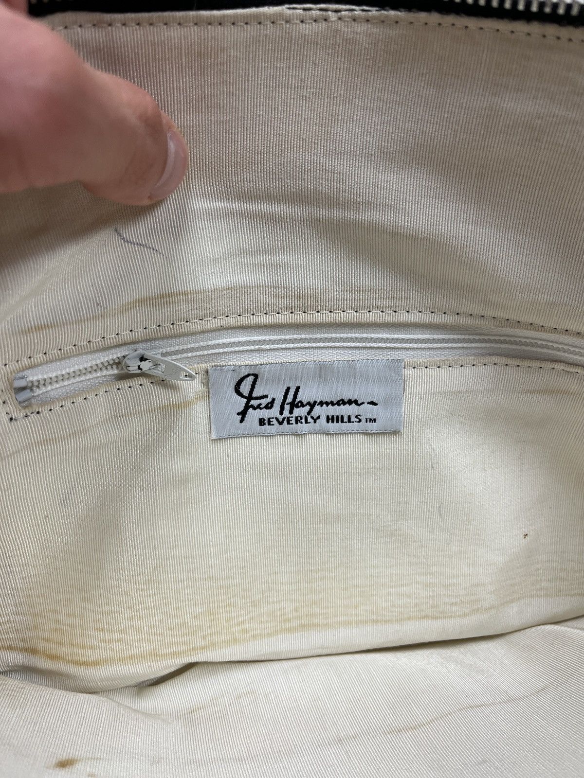 Japanese Brand Vintage Japanese Style Faux Fur Fred Hayman Shoulder Bag Y2k Size ONE SIZE - 13 Thumbnail