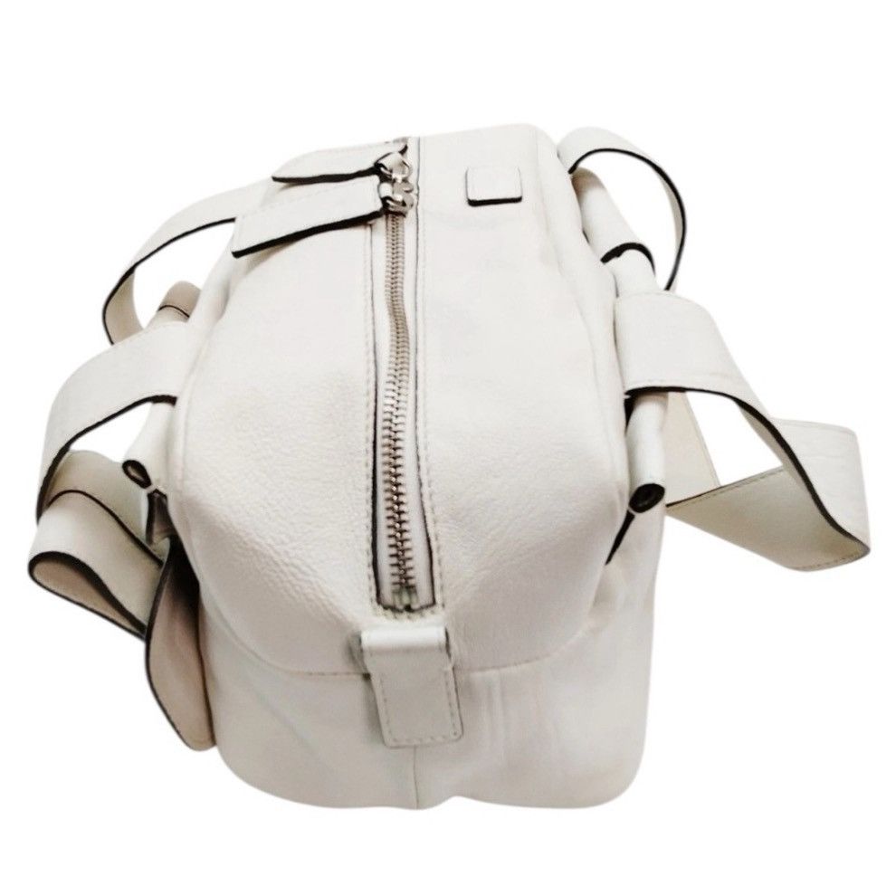Chloe Chloé Made in‎ Italy White Leather Duffel Satchel Bag Size ONE SIZE - 3 Thumbnail