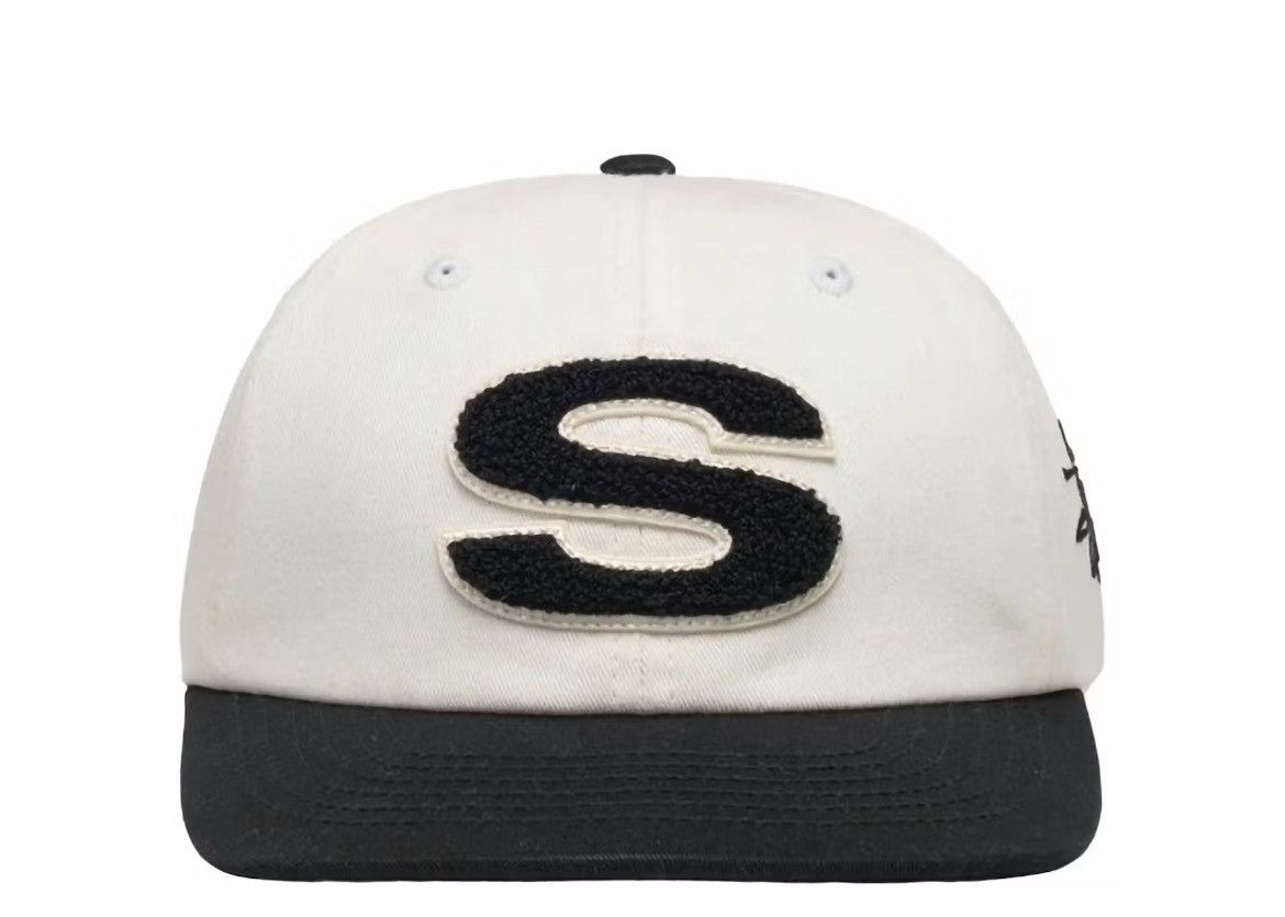 Stussy Stussy Low Pro Chenille S Snapback White Size ONE SIZE - 1 Thumbnail