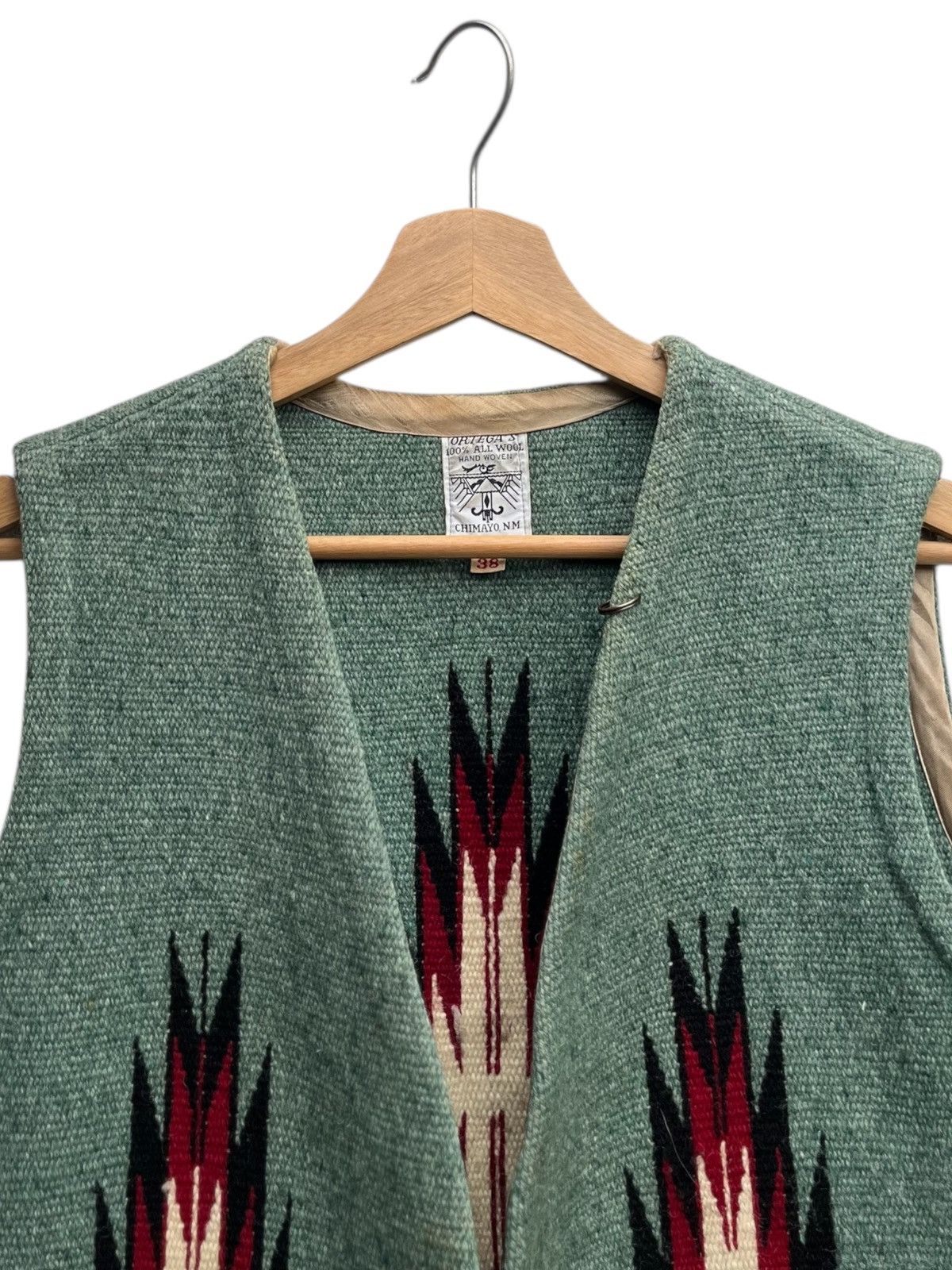 Native Vintage Ortega’s Chimayo Rare Piece Hand Woven Wool Size US M / EU 48-50 / 2 - 6 Thumbnail