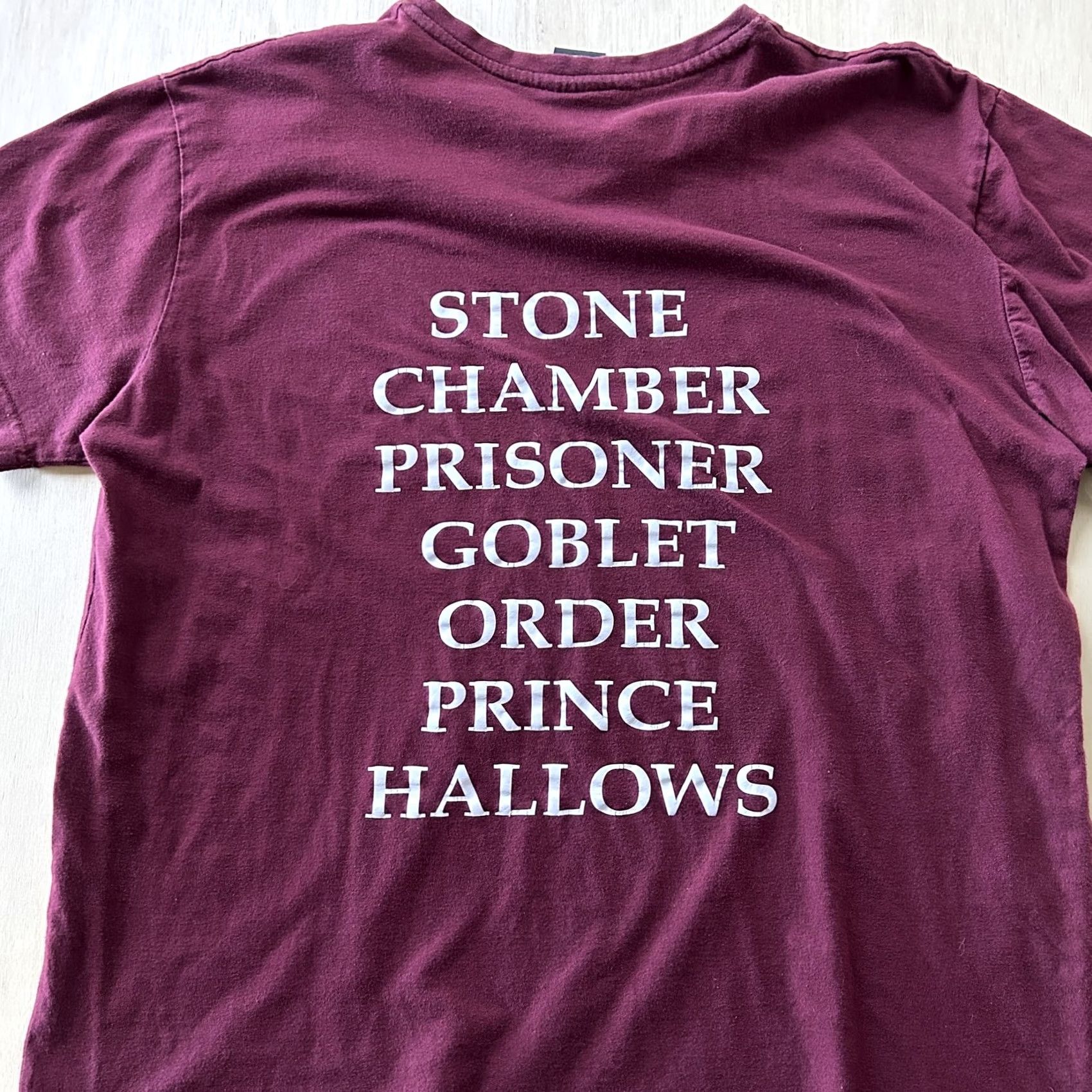 Vintage VINTAGE Harry Potter Tagos Shirt Mens XL Red Always Deathly Hallows Graphic Tee T-Shirt Size US XL / EU 56 / 4 - 3 Thumbnail