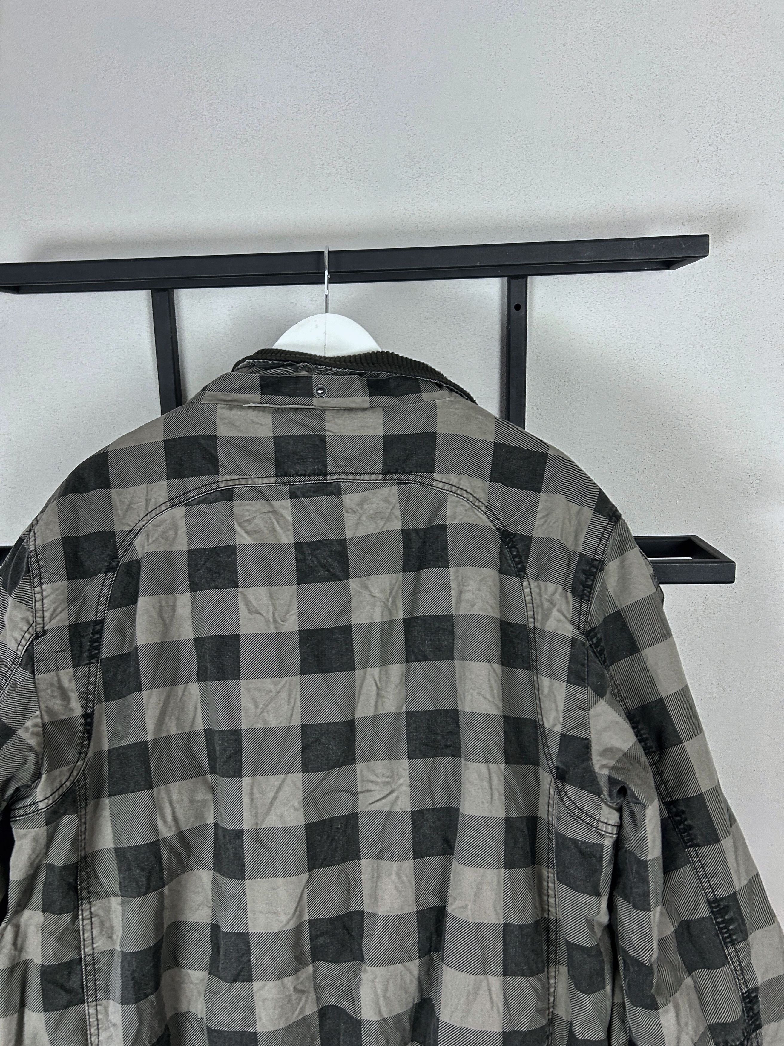 Vintage Vintage Plaid Bomber Jacket Grey Black Check Y2K Streetwear Size US L / EU 52-54 / 3 - 5 Thumbnail