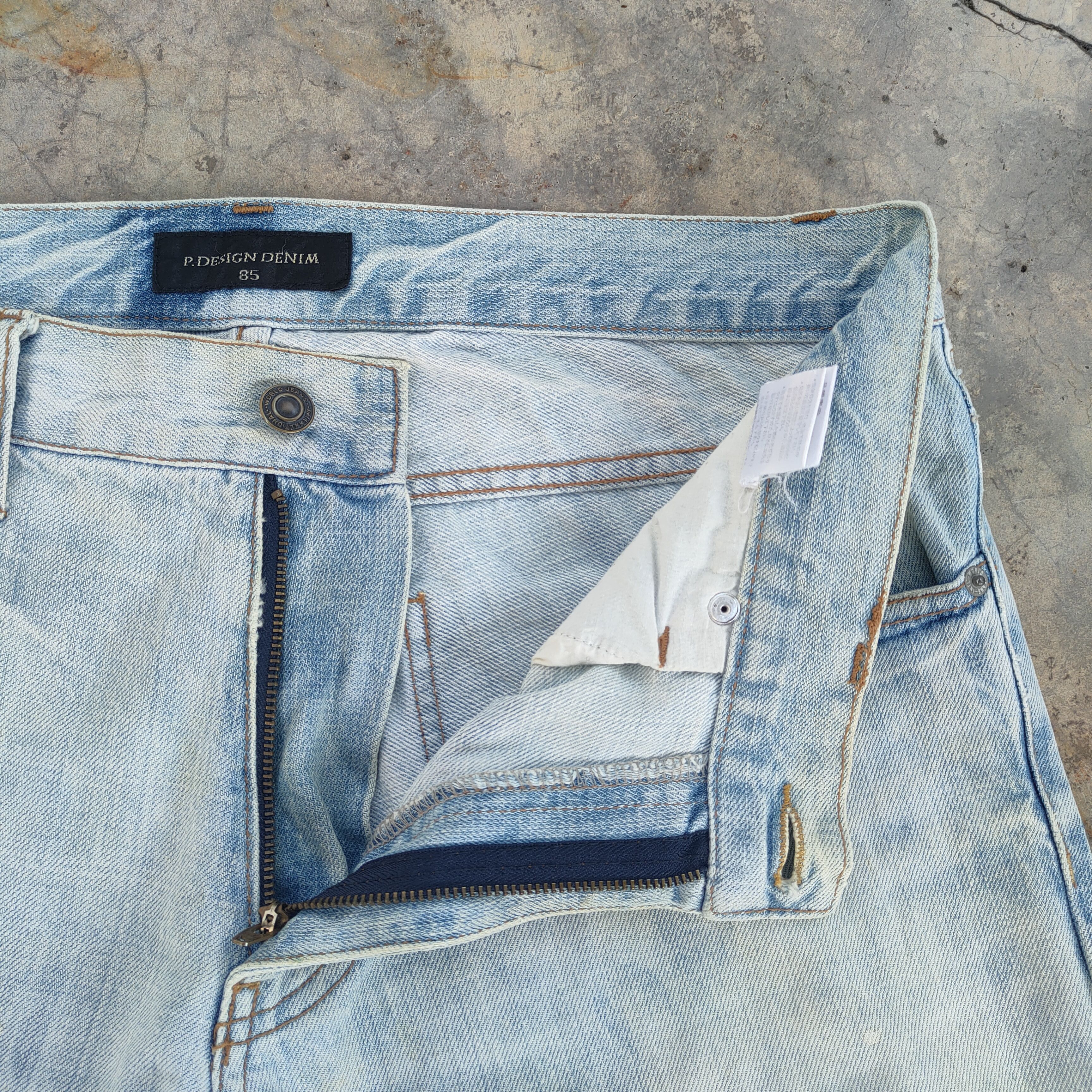 Japanese Brand × Jean × Vintage VINTAGE JAPANESE PAINT LIGHT BLUE JEANS DENIM PANTS Size US 34 / EU 50 - 8 Thumbnail