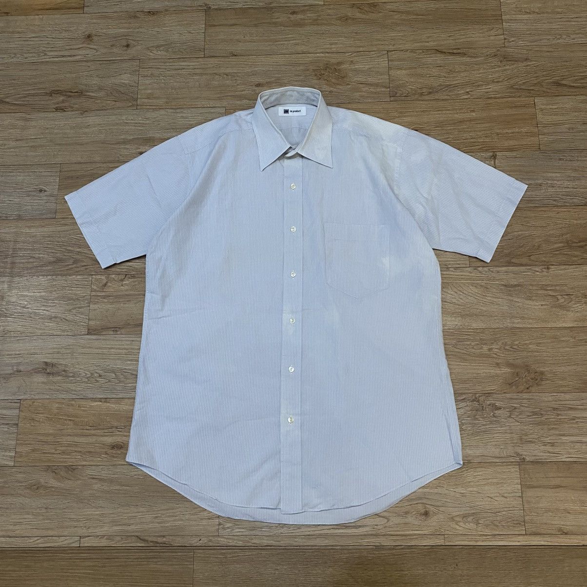 Issey Miyake Vintage IM Product By Issey Miyake Stripe Button Up Shirt Size US L / EU 52-54 / 3 - 1 Thumbnail