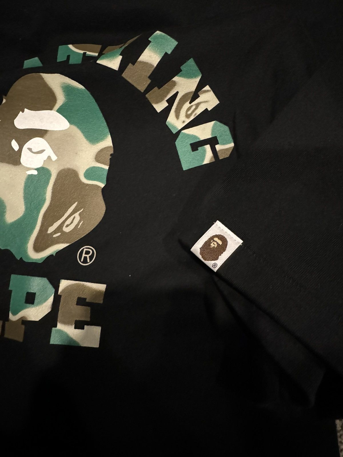 Bape Bape Classic Camo College Tee Size US M / EU 48-50 / 2 - 5 Thumbnail