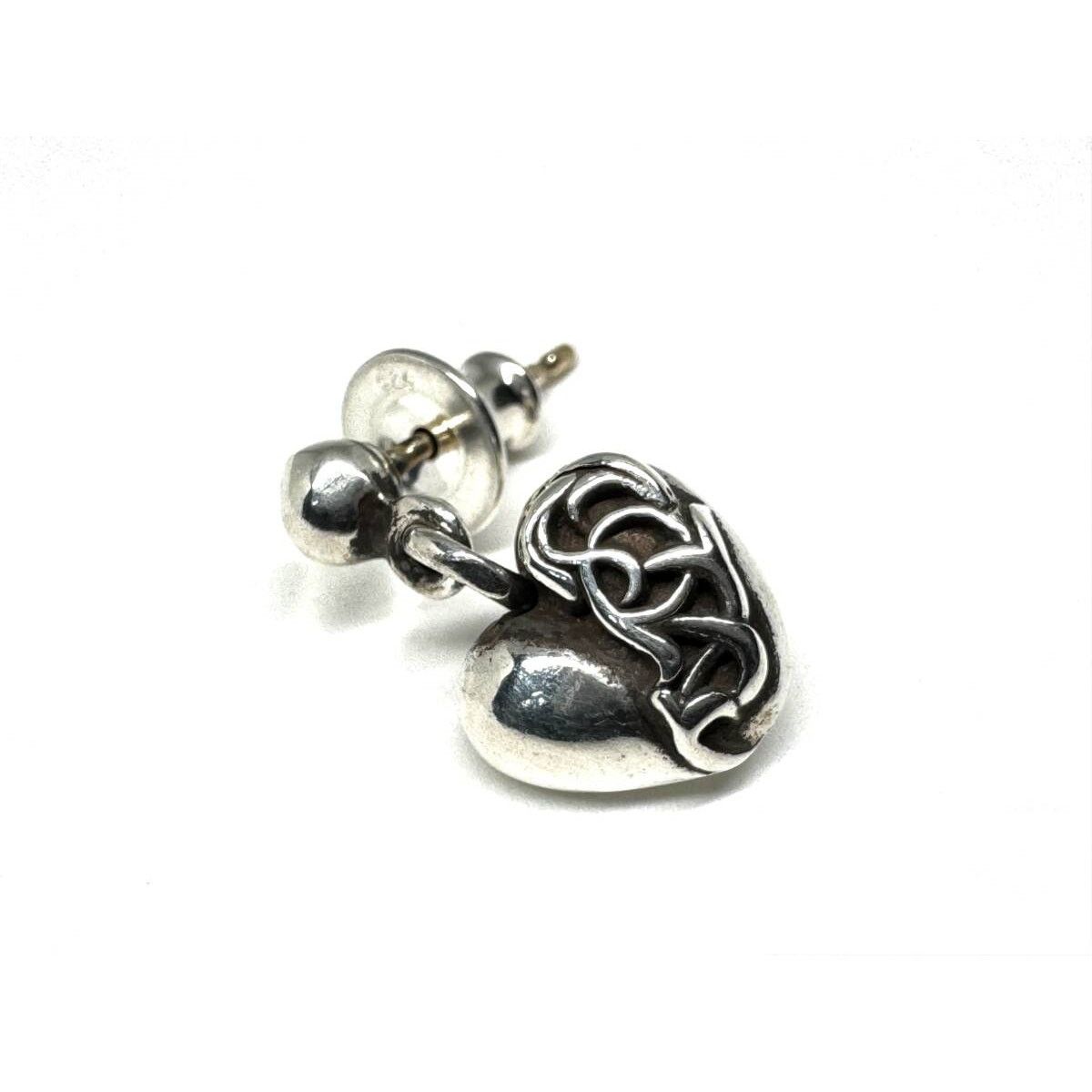 Chrome Hearts Heart Drop Earring Silver SV925