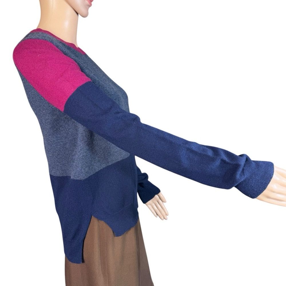 AQUA Aqua Cashmere Colorblock Sweater Size XS Size XS / US 0-2 / IT 36-38 - 3 Thumbnail