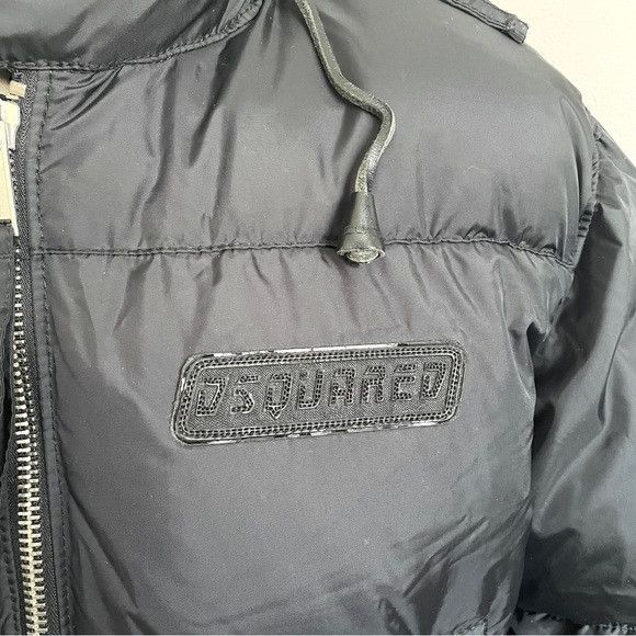 Dsquared2 Dsquared Black Short Down Parka - S/M, hooded! 🇨🇦 Size S / US 4 / IT 40 - 7 Thumbnail