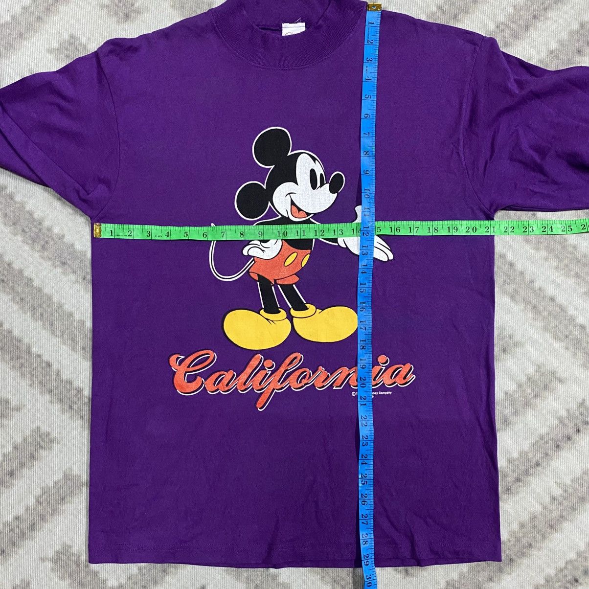 Mickey Mouse Vintage 90s Sherry's MICKEY MOUSE Mirrored Long Sleeve Tee Size US L / EU 52-54 / 3 - 8 Thumbnail