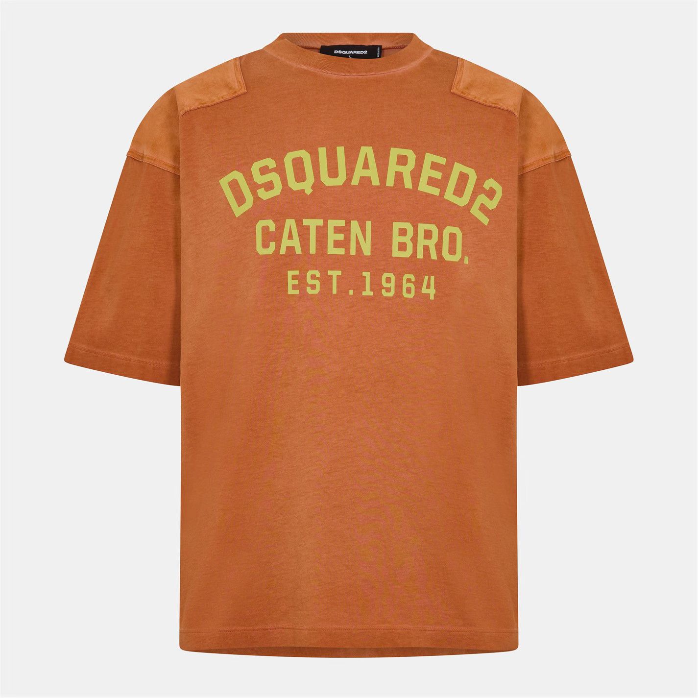 Dsquared2 o1g2r1mq0426 Caten Oversized T-Shirt in Rust Size US S / EU 44-46 / 1 - 1 Thumbnail
