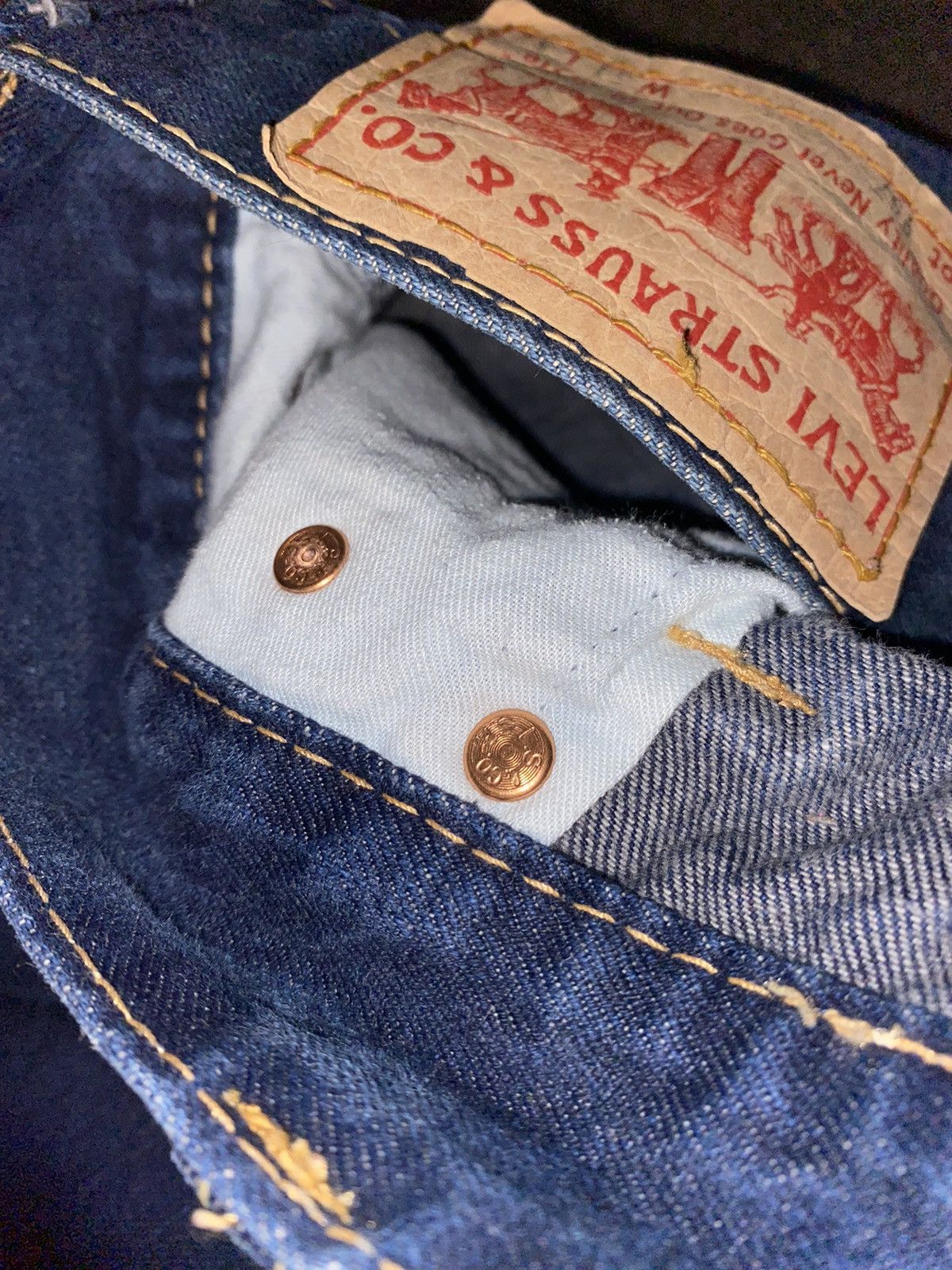 Levi's × Vintage BOOTCUT VINTAGE 907 501 505 LEVI’S FLARED DENIM JEANS Size US 31 - 11 Thumbnail