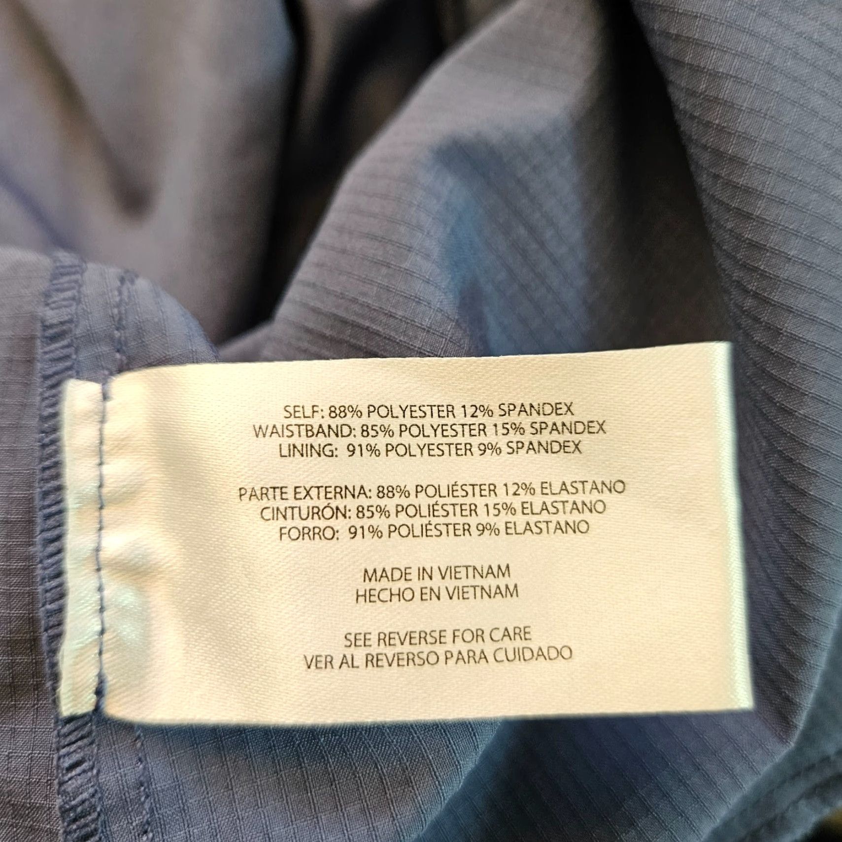 Orvis Orvis Skort Womens XL Solid Blue Pull On Pockets Athletic Size ONE SIZE - 4 Thumbnail