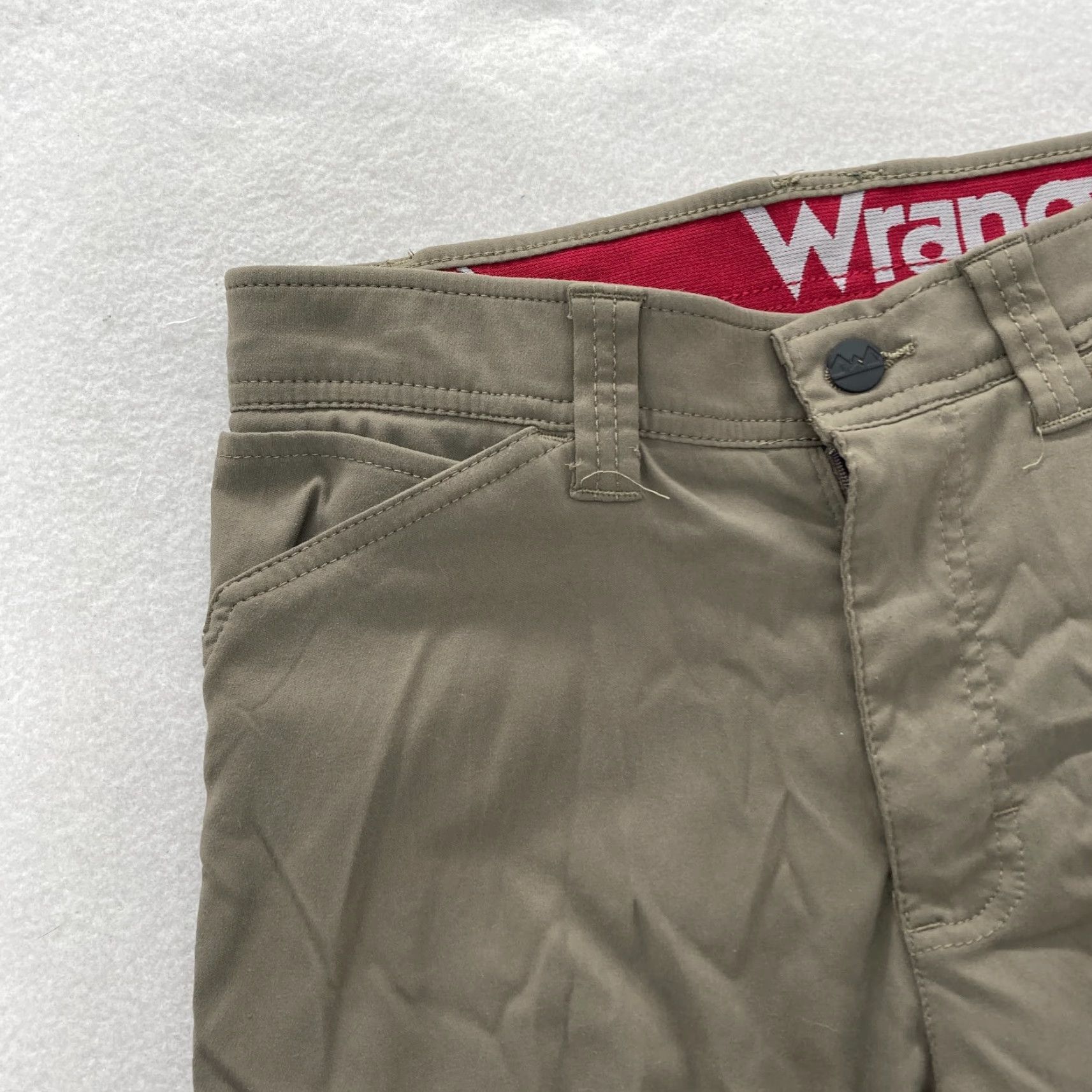 Wrangler Wrangler Outdoor Series Hiking Pants Mens 29x30 Brown Stretch Nylon Cargo Travel Size US 29 - 4 Thumbnail