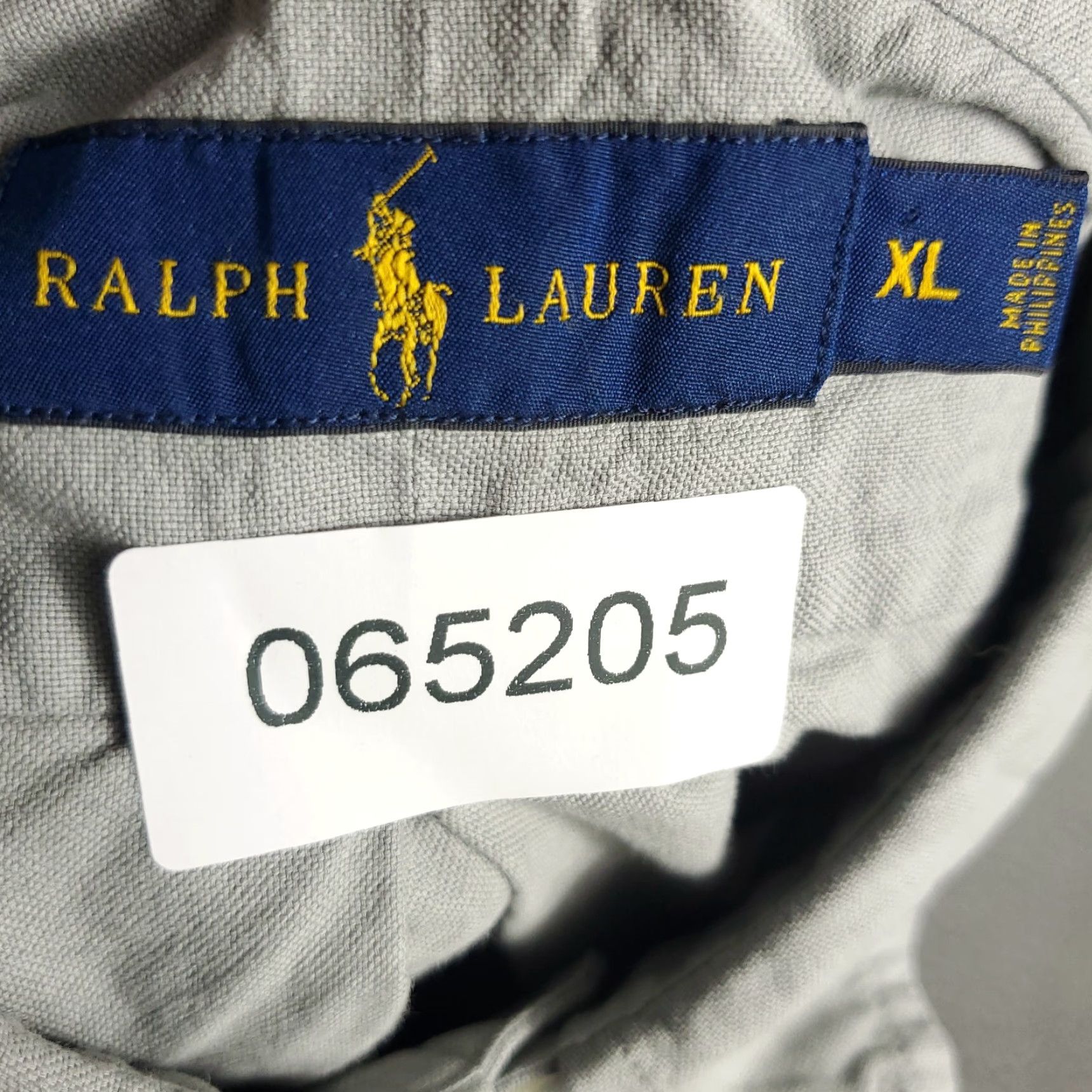 Ralph Lauren Ralph Lauren Shirt Mens XL Gray Pony Casual Button Up Long Sleeve Size US XL / EU 56 / 4 - 8 Thumbnail