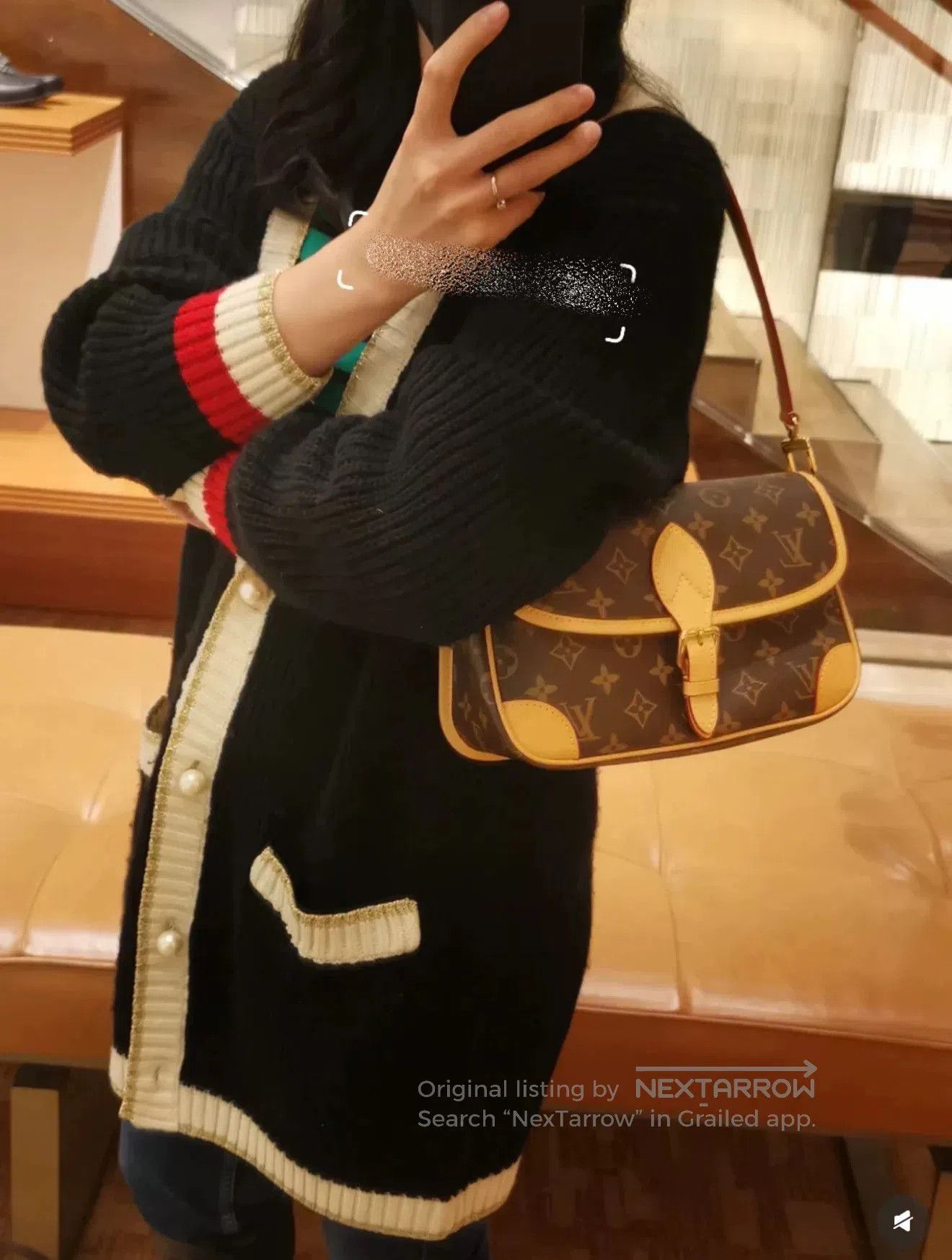 Gucci Gucci Pearl Button Knitted Cardigan. Size S / US 4 / IT 40 - 3 Thumbnail