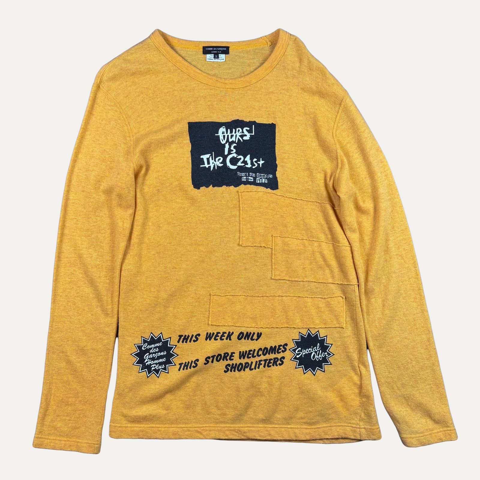 Comme des Garcons Homme Comme Des Garcon Wool Sweatshirt Size US M / EU 48-50 / 2 - 1 Thumbnail