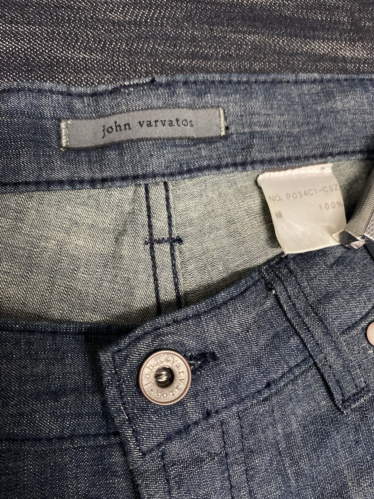 John Varvatos John Varvatos USA Denim Jeans Made in Italy Slim Straight Size US 34 / EU 50 - 9 Thumbnail