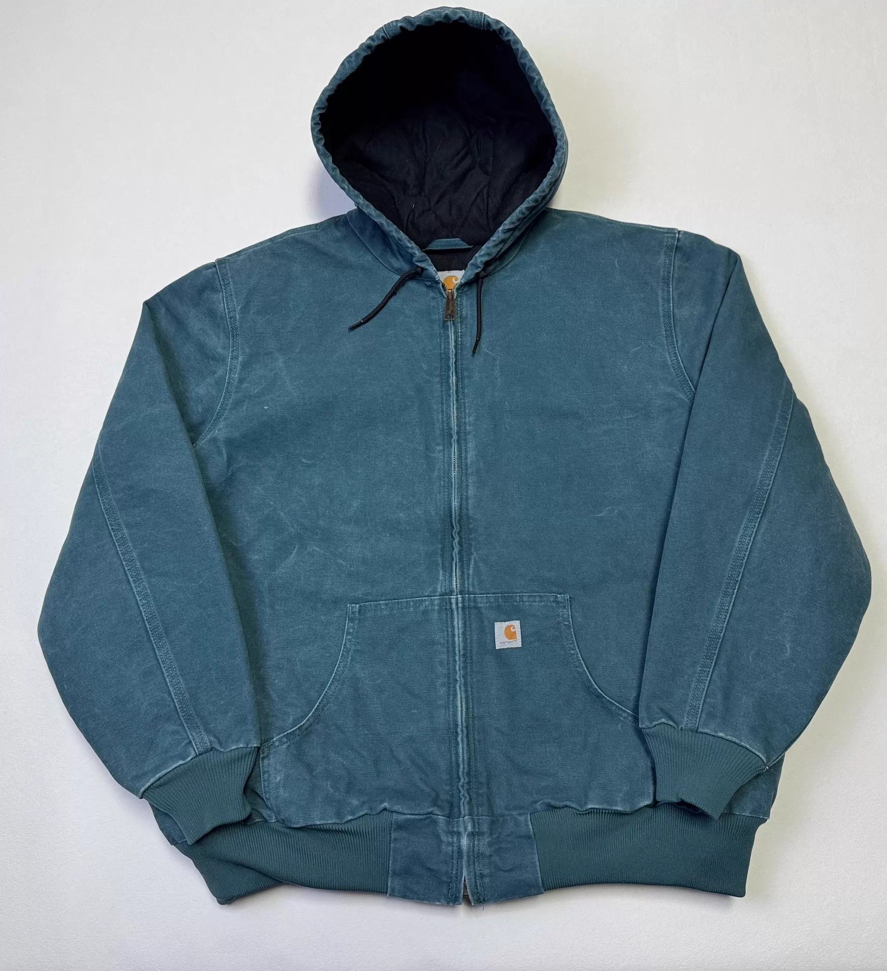 Carhartt Carhartt WJ130 Vintage Hooded Work Jacket Lake Blue XXL Size US XXL / EU 58 / 5 - 2 Thumbnail