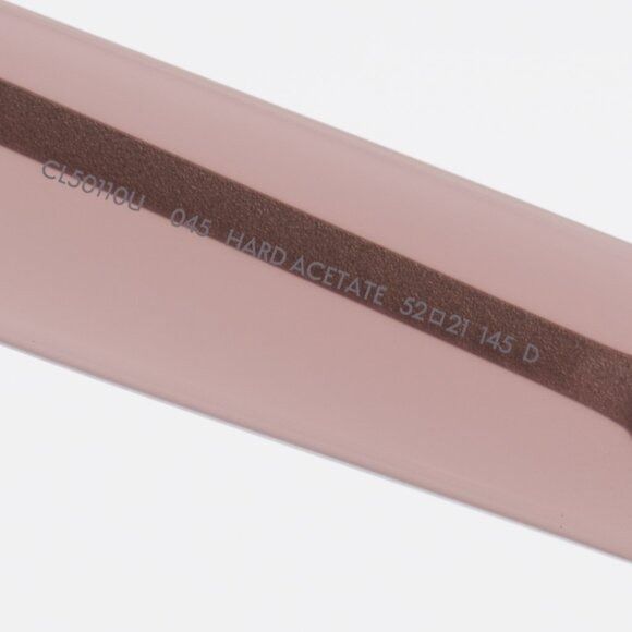 Celine Celine CL50110U 045 Eyeglasses Shiny Light Brown 52mm Square Size ONE SIZE - 8 Thumbnail